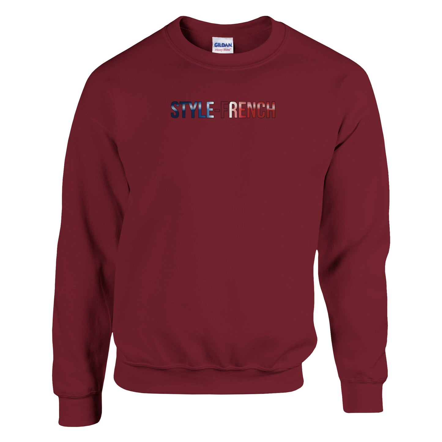 Damen-Sweatshirt „debout la France“ im klassischen französischen Rundhals-Stil | Gildan® 18000