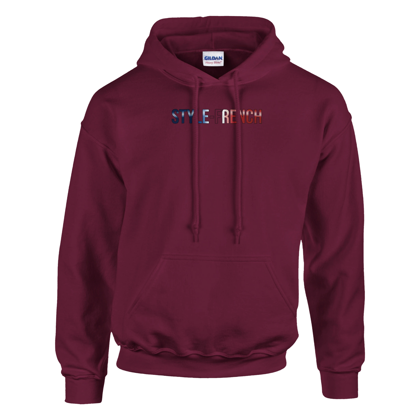 "The people don't give up" hoodie - classic French style for men | Gildan® 18500