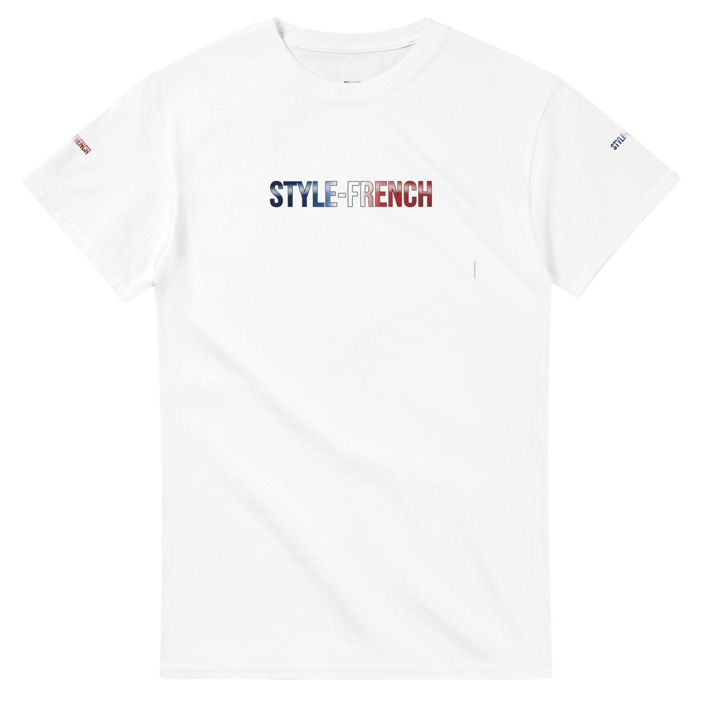T-Shirt vive la France Herren dick Rundhals | Gildan® 5000