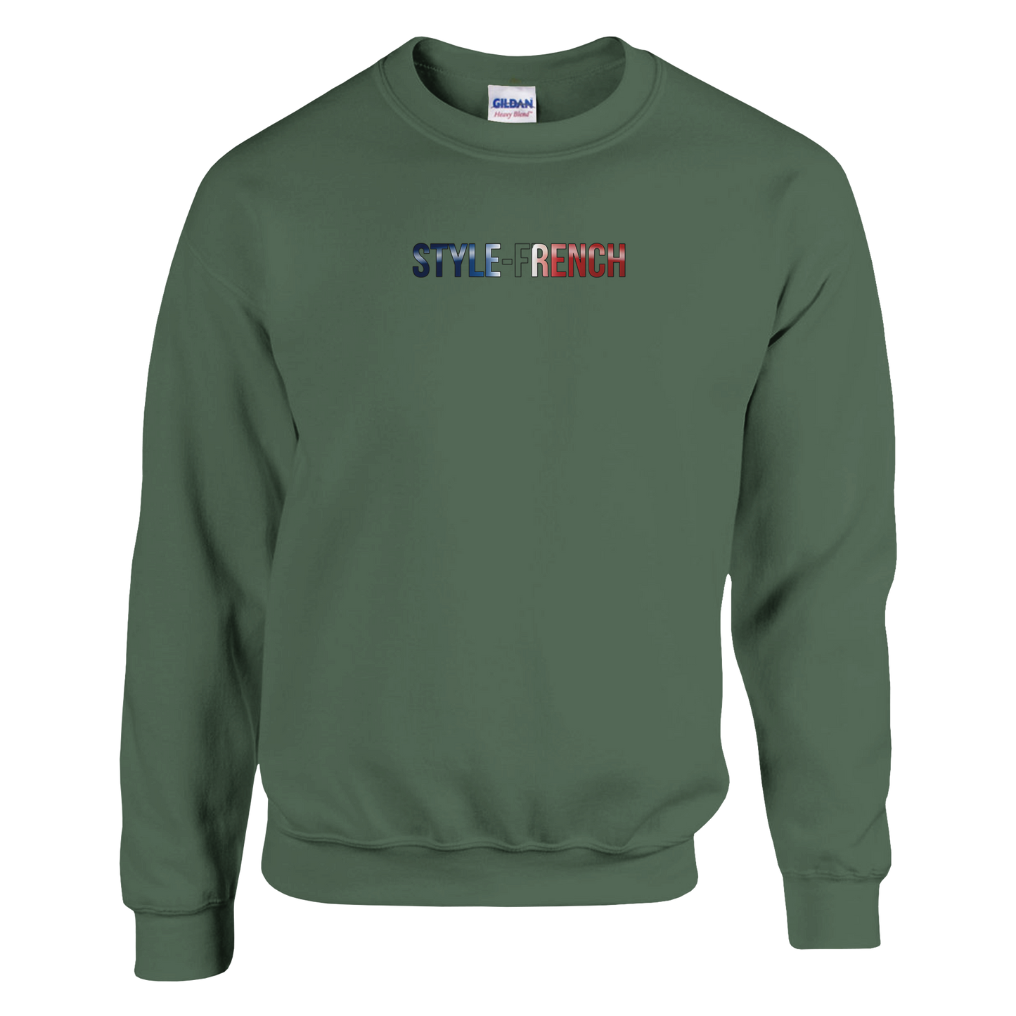 Sweatshirt Die Seele Frankreichs Damen im französischen Stil klassischer Rundhalsausschnitt | Gildan® 18000