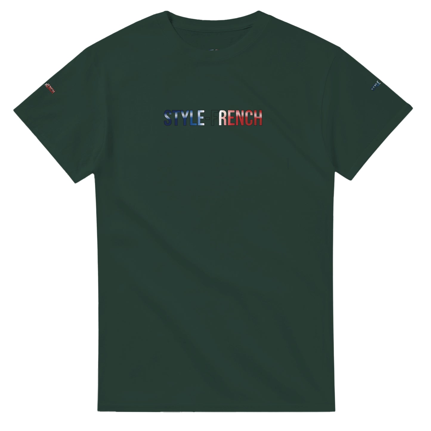 T-Shirt vive la France Herren dick Rundhals | Gildan® 5000