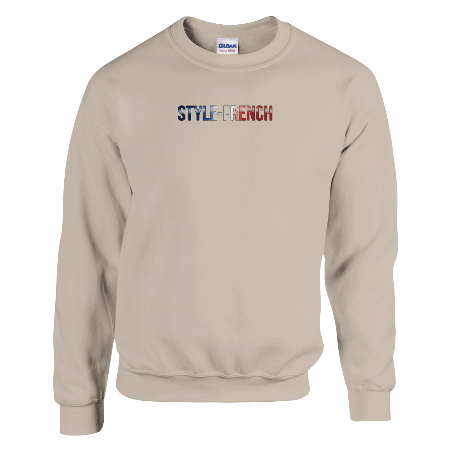Klassisches Unisex-Sweatshirt Pays de la Loire mit Rundhalsausschnitt | Gildan® 18000