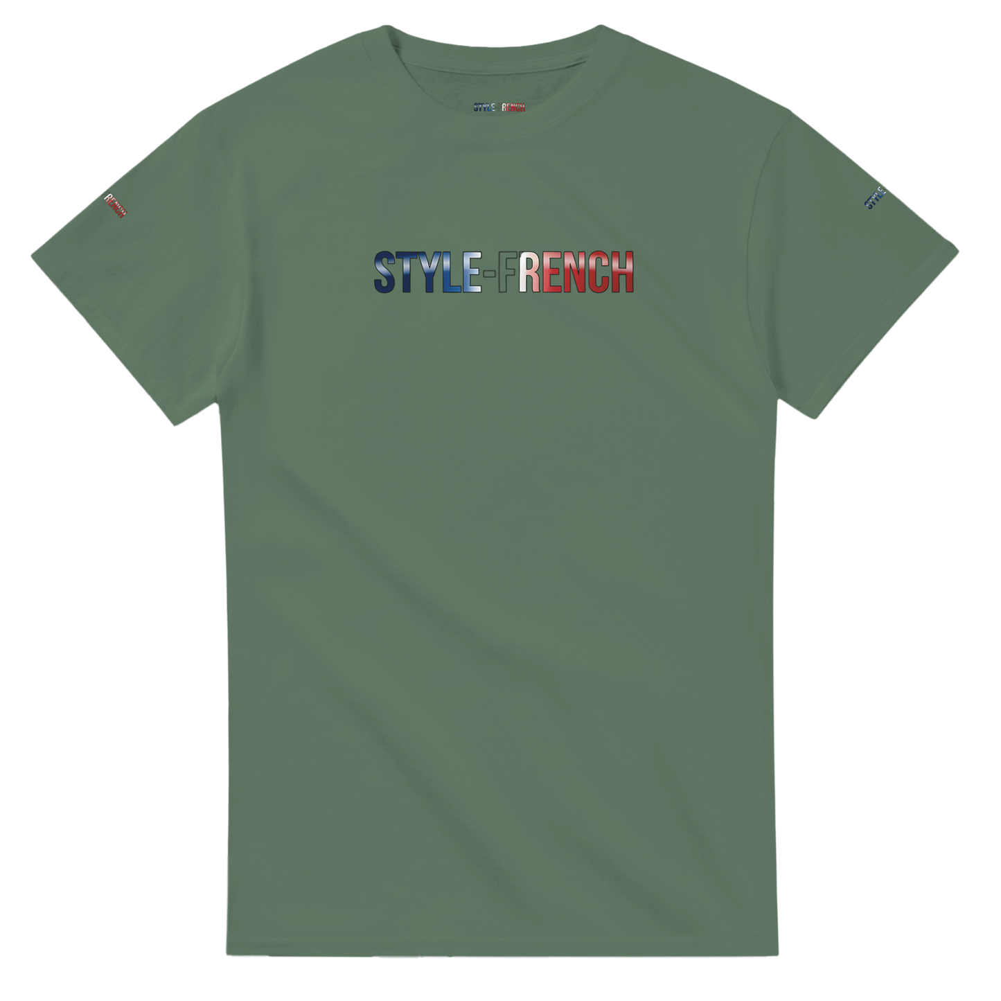 T-Shirt femme  France Patriote   - Coton Premium - Coupe Classique