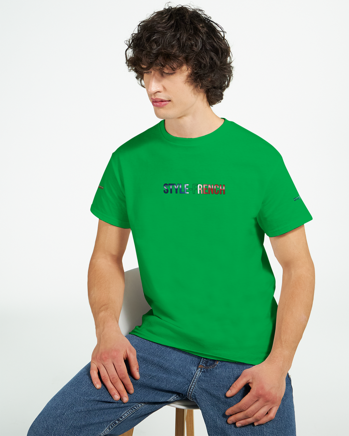 T-Shirt "Debout la France" | Rundhalsausschnitt aus ultra Baumwolle | Gildan 2000