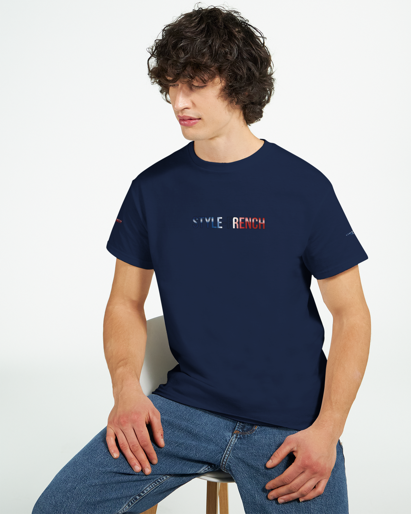 T-Shirt "Debout la France" | Rundhalsausschnitt aus ultra Baumwolle | Gildan 2000
