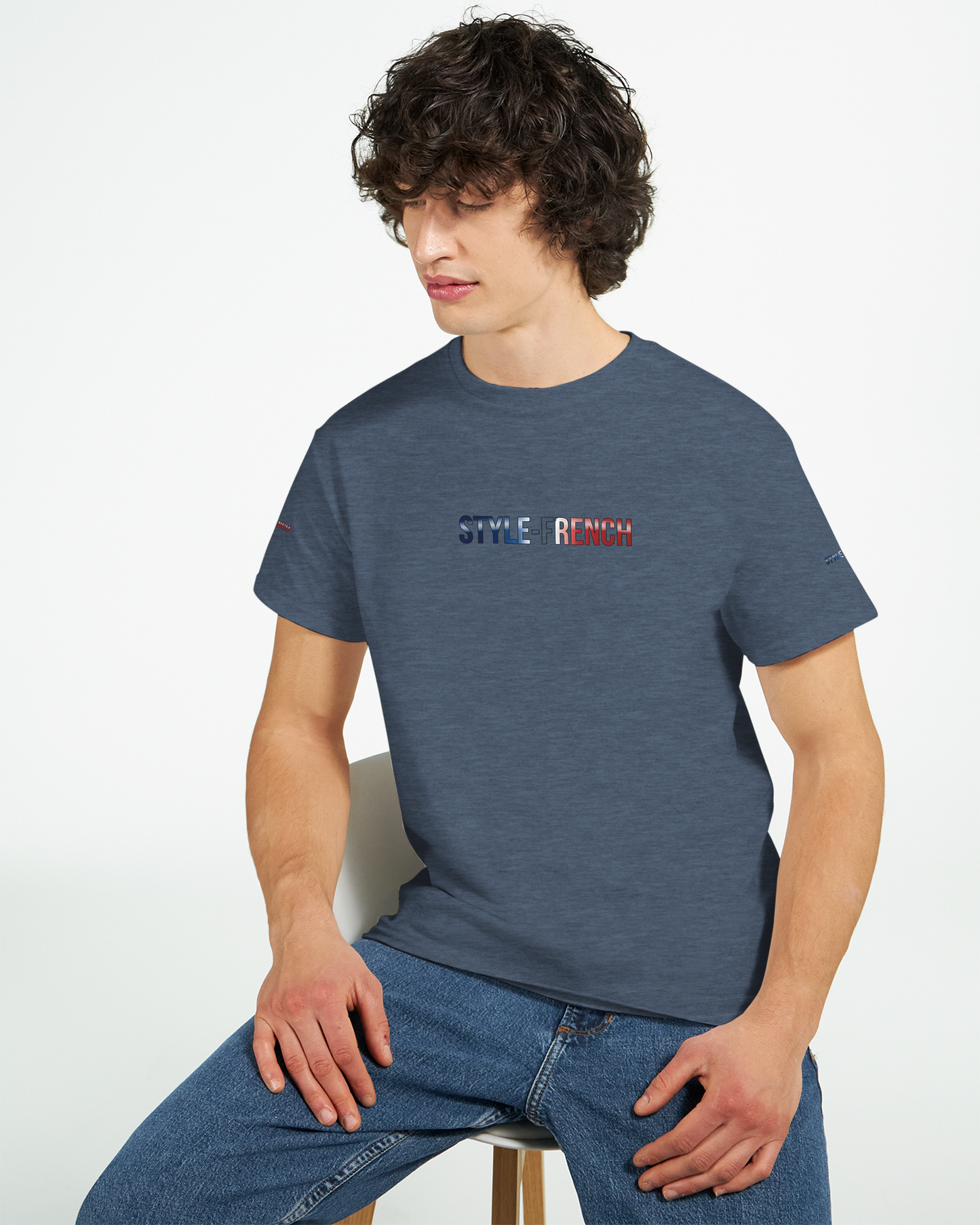 T-Shirt "Debout la France" | Rundhalsausschnitt aus ultra Baumwolle | Gildan 2000
