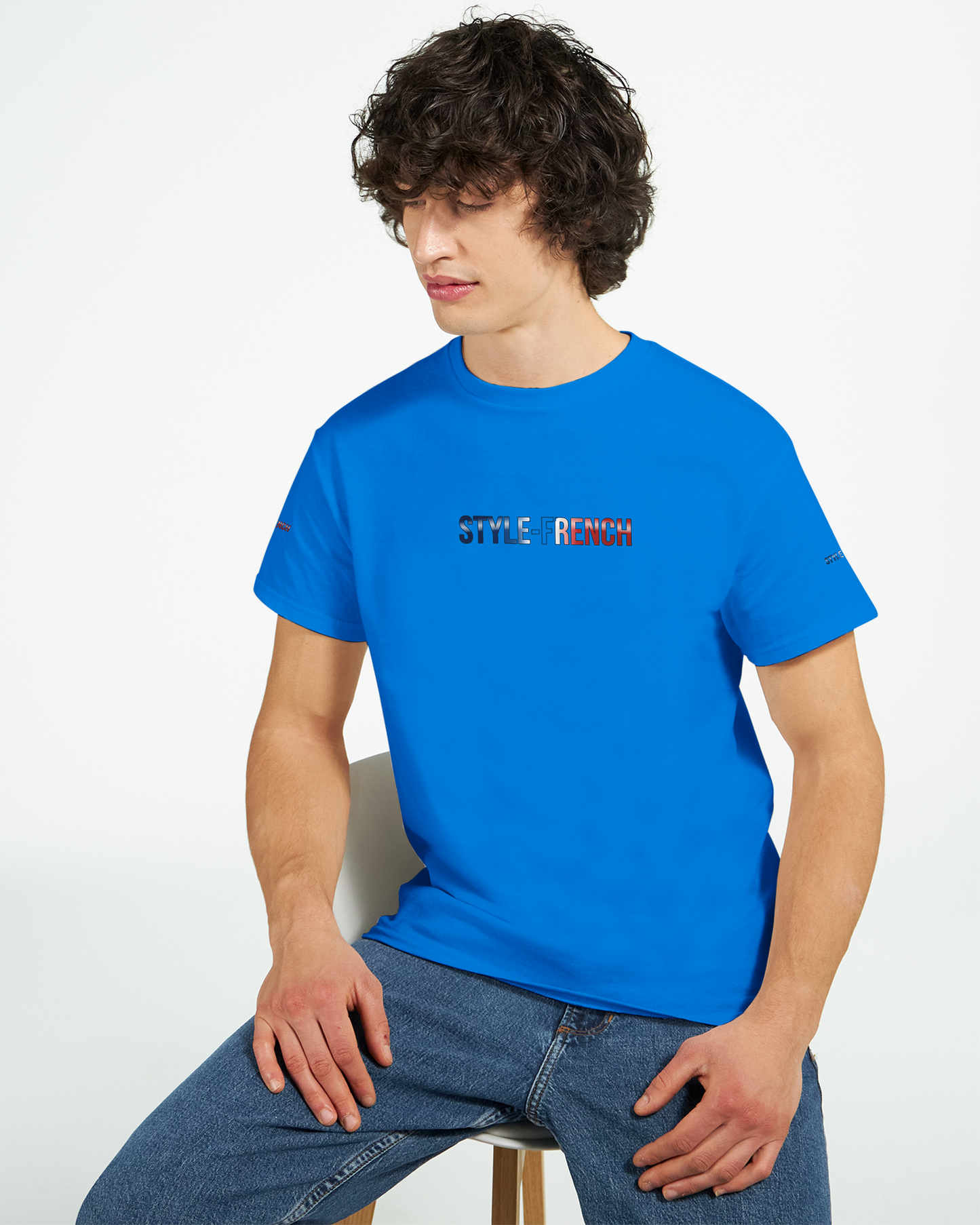T-Shirt "Debout la France" | Rundhalsausschnitt aus ultra Baumwolle | Gildan 2000