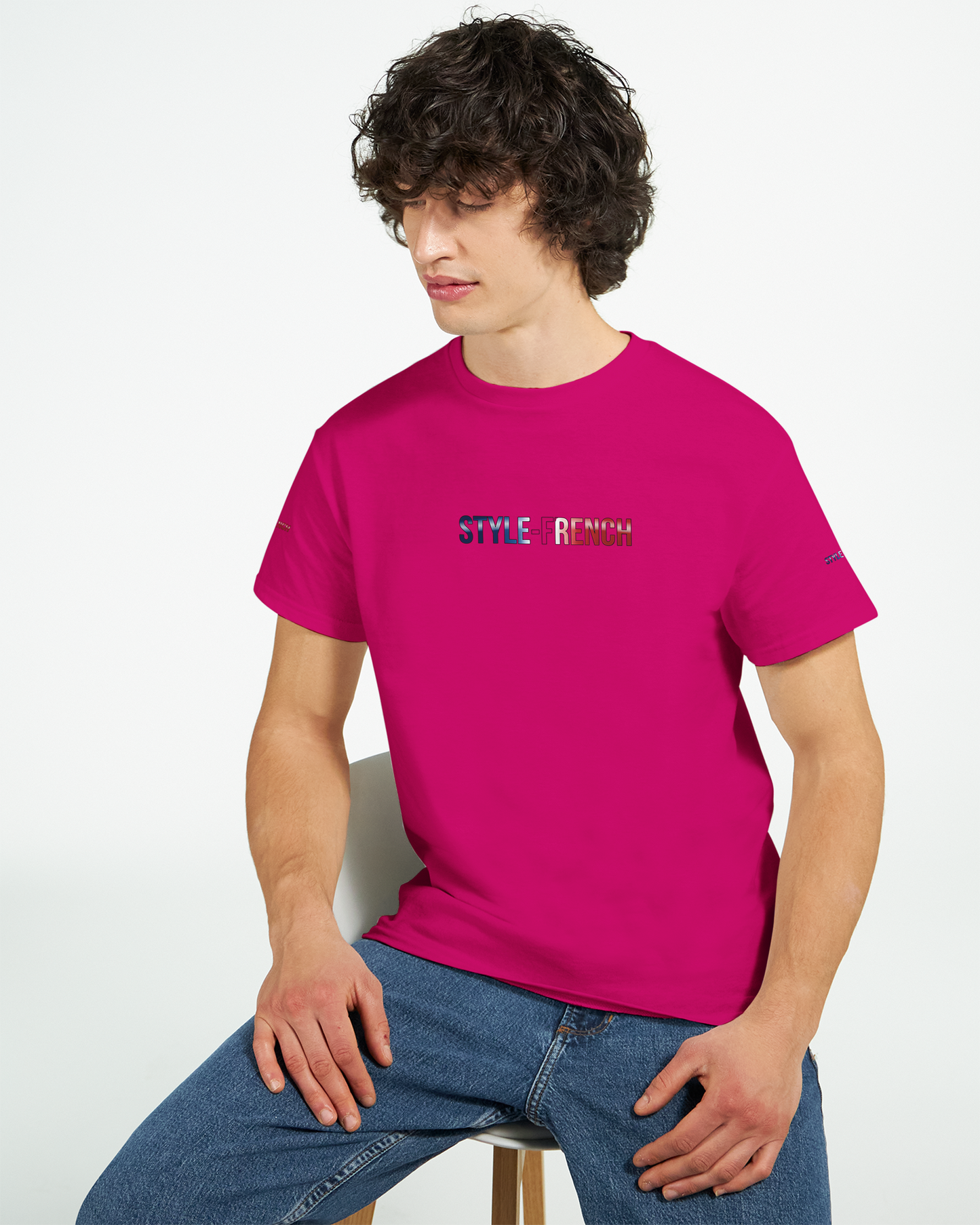 T-Shirt "Debout la France" | Rundhalsausschnitt aus ultra Baumwolle | Gildan 2000