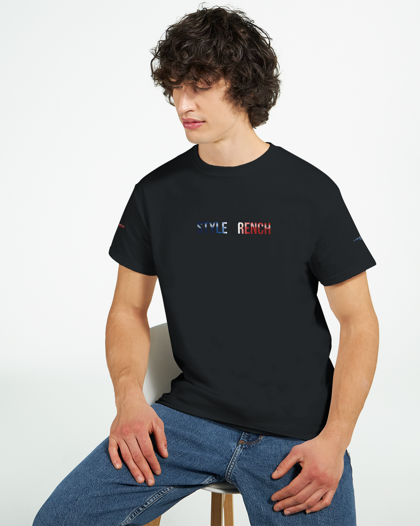 T-Shirt "Debout la France" | Rundhalsausschnitt aus ultra Baumwolle | Gildan 2000