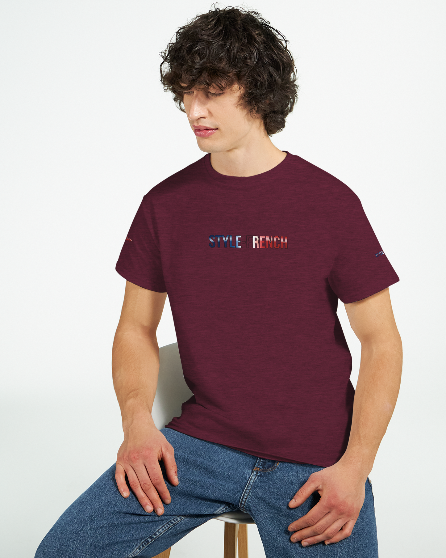 T-Shirt "Debout la France" | Rundhalsausschnitt aus ultra Baumwolle | Gildan 2000