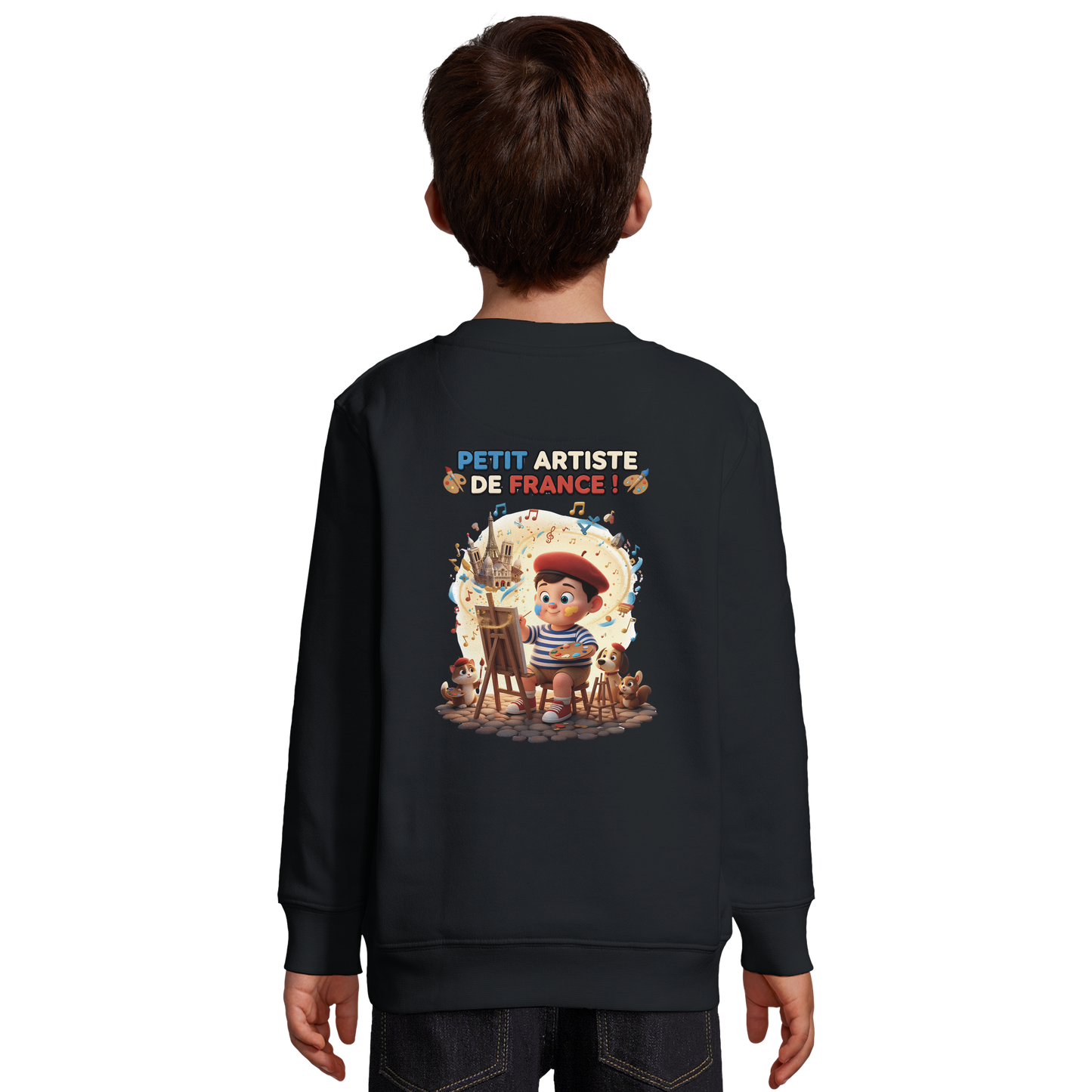 Kids Sweatshirt boy little artist from France | SOL'S Columbia Kids 04239