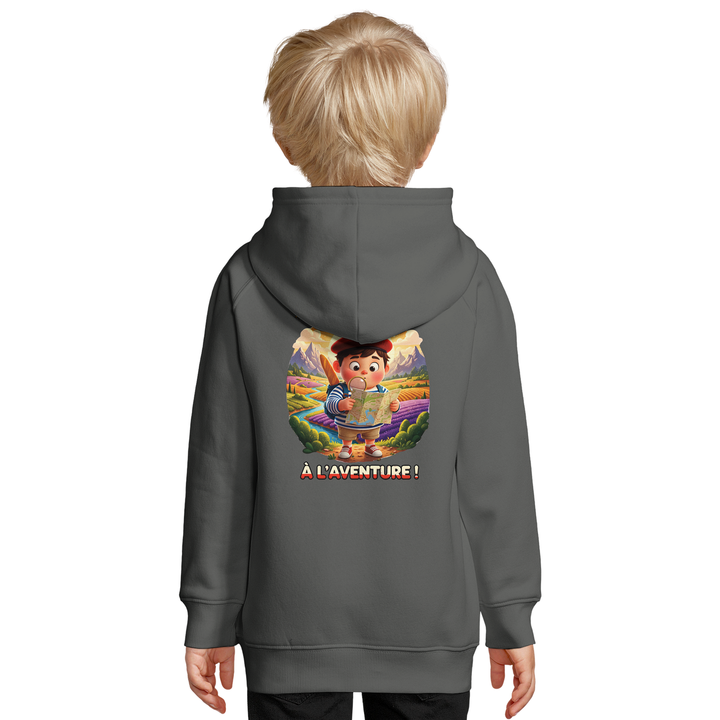 Kapuzenpulli kleiner Entdecker für Jungen, French Style, Bio-Kinderkleidung | SOL'S Stellar Kids 03576