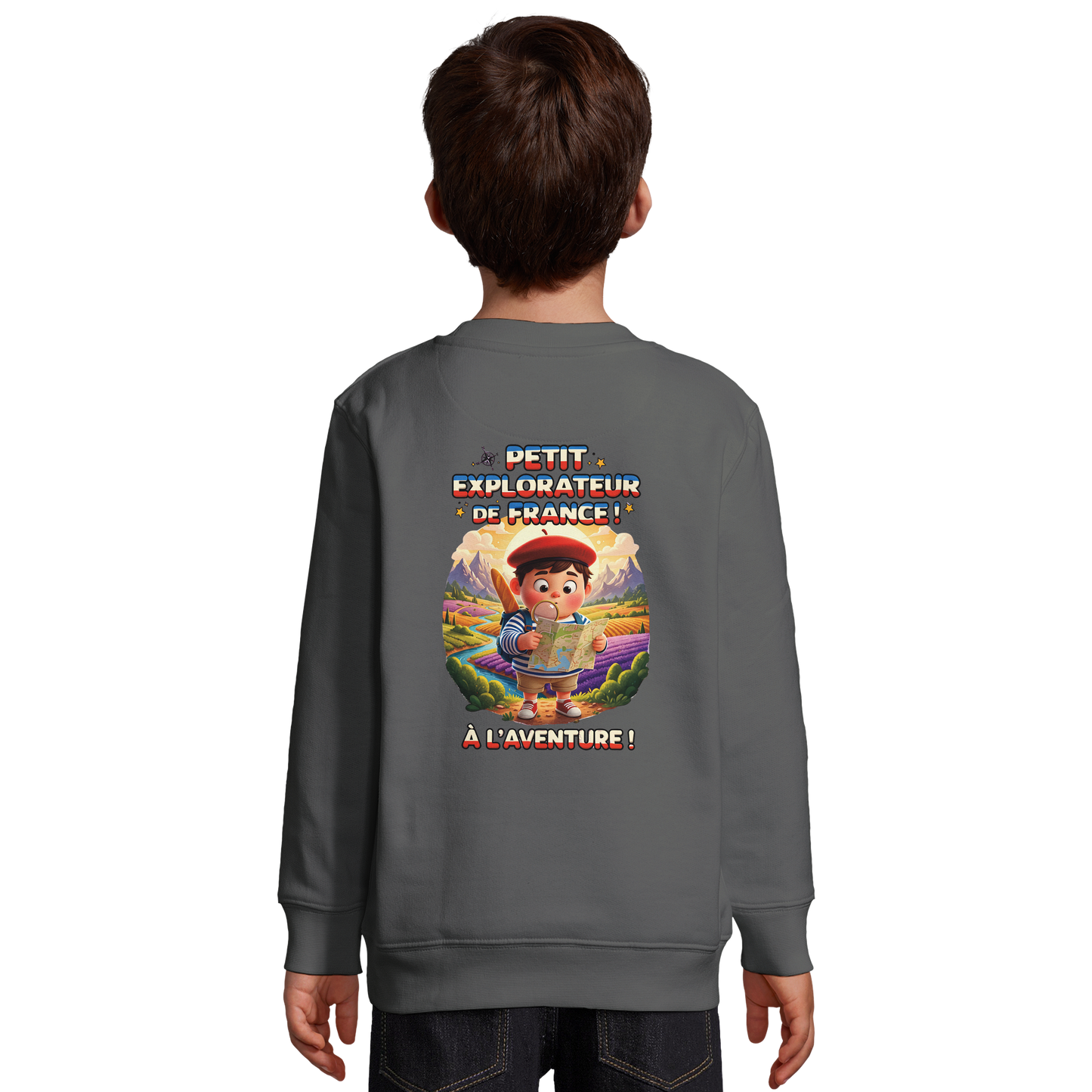 Boy's Little Explorer sweatshirt, French style, recycled blend | SOL'S Columbia Kids 04239
