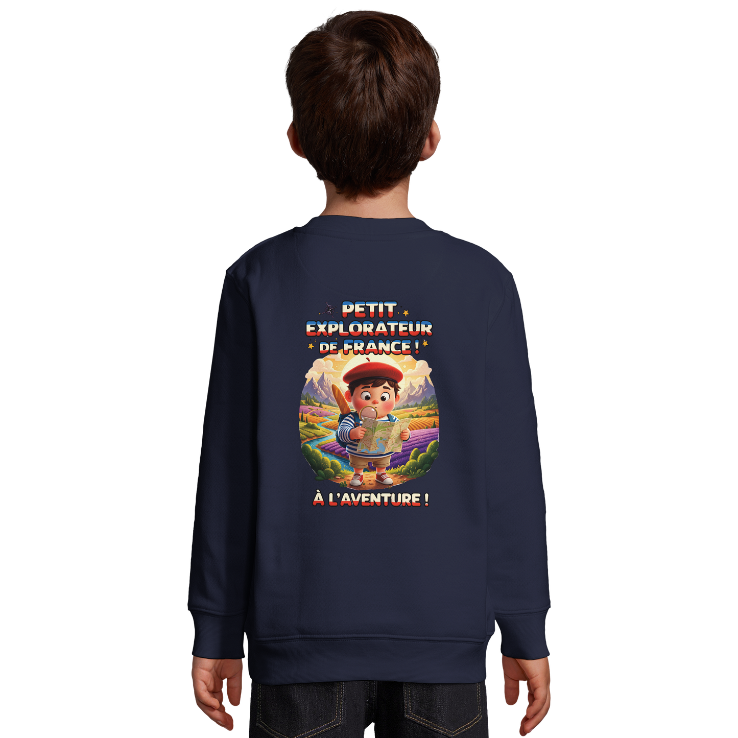 Boy's Little Explorer sweatshirt, French style, recycled blend | SOL'S Columbia Kids 04239
