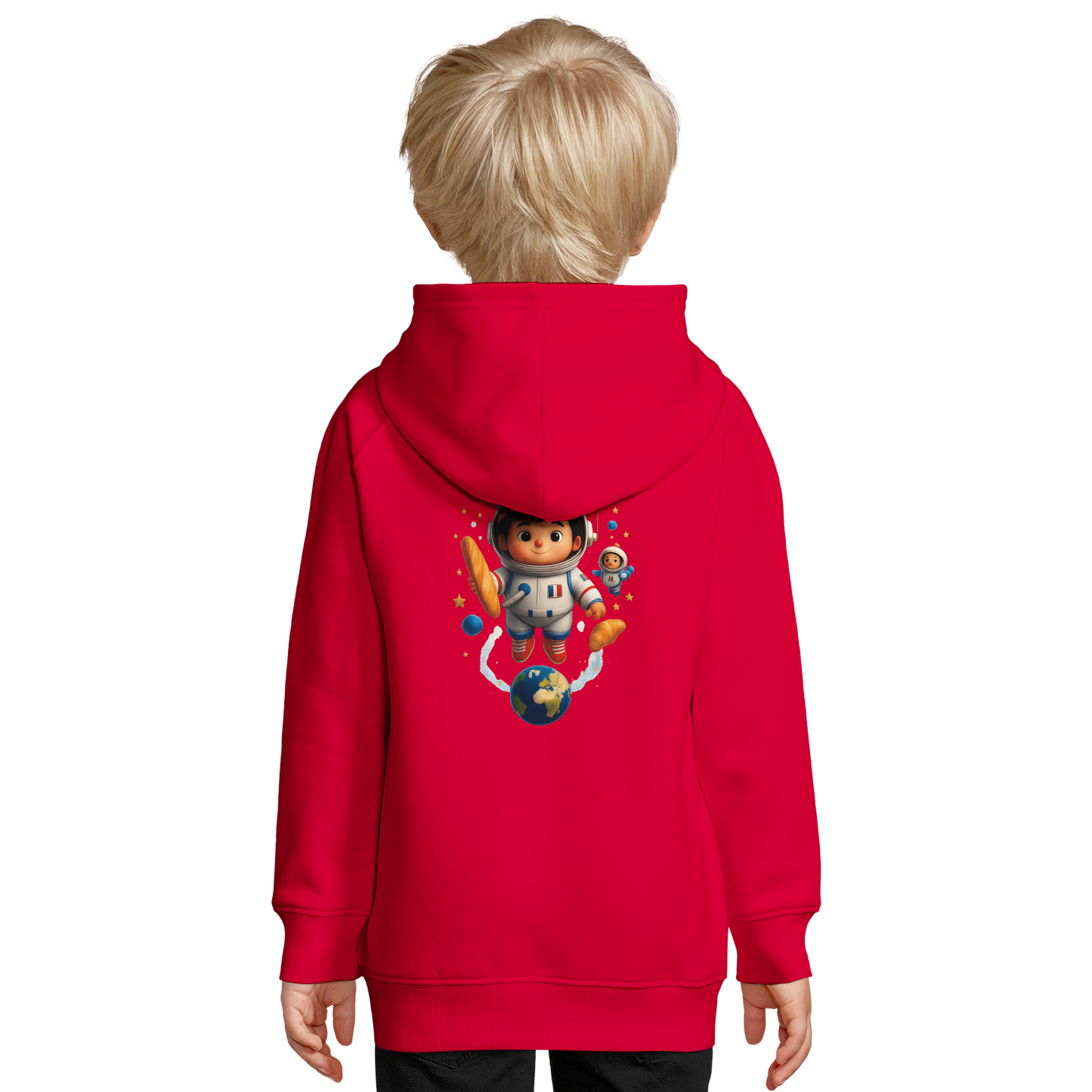 Kapuzenpullover Junge kleiner Franzose in den Sternen bio | SOL'S Stellar Kids 03576