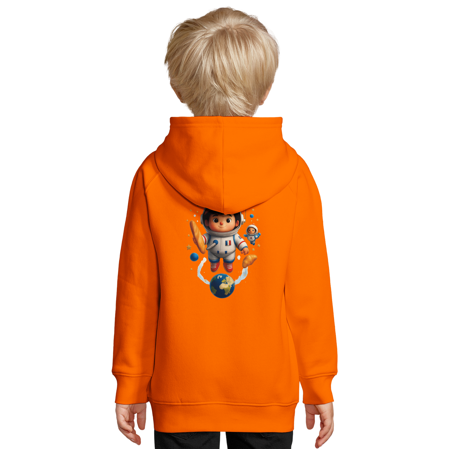 Kapuzenpullover Junge kleiner Franzose in den Sternen bio | SOL'S Stellar Kids 03576