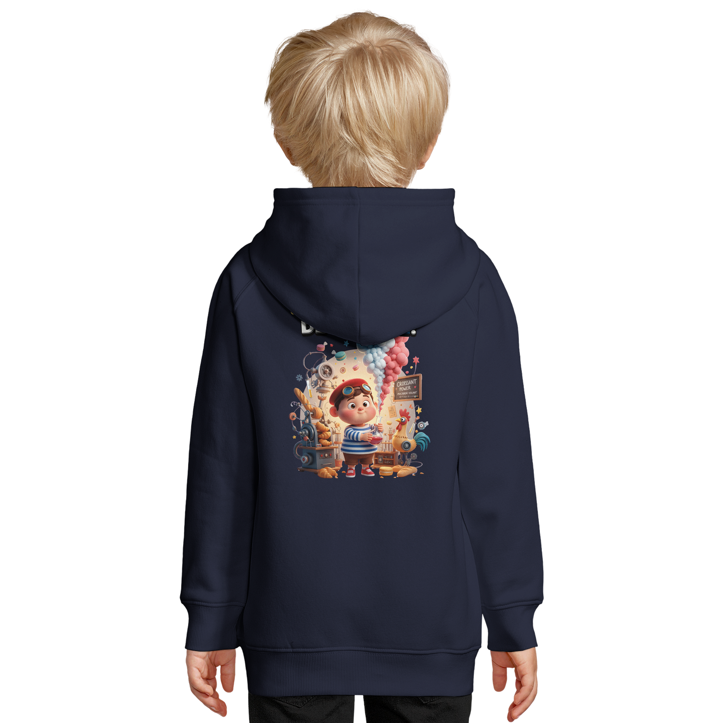 Kapuzenpullover für Jungen „Kleines Genie“ Französisch bio | SOL'S Stellar Kids 03576