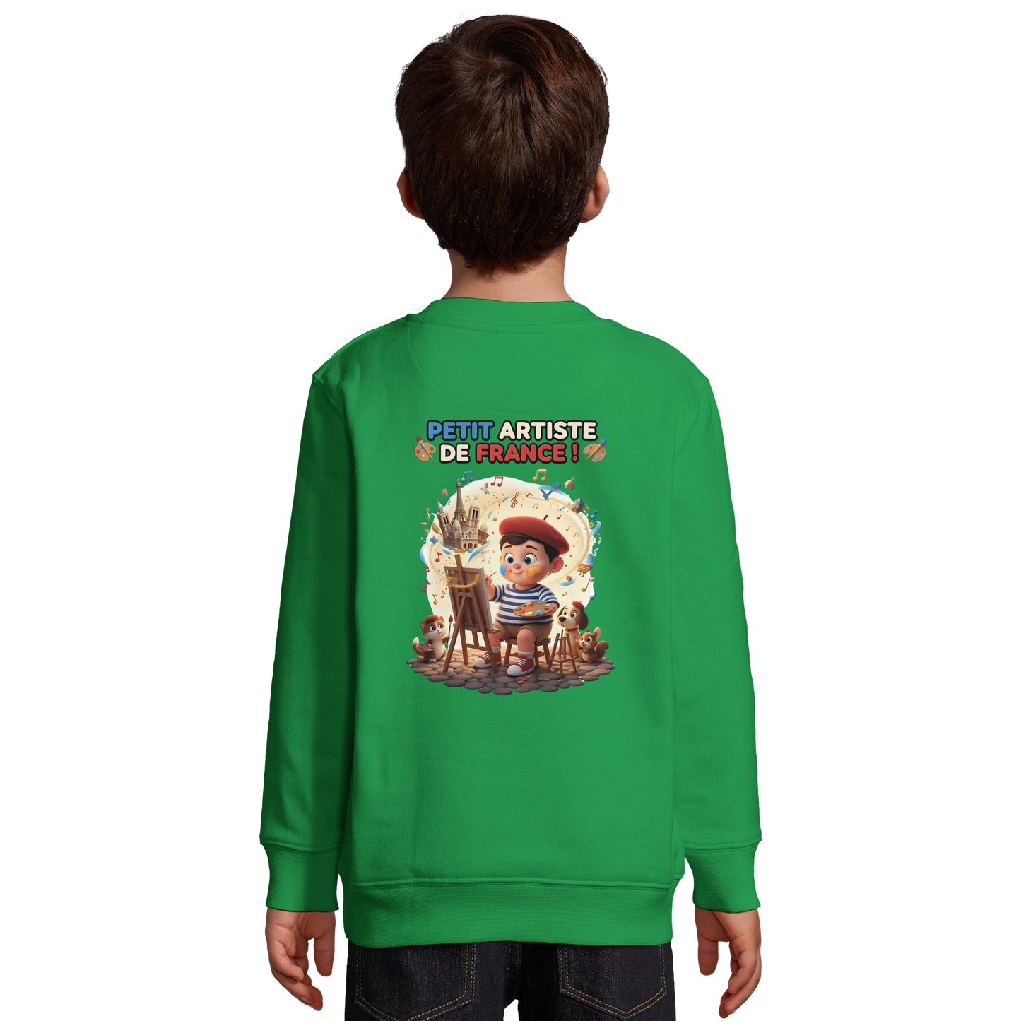 Kids Sweatshirt boy little artist from France | SOL'S Columbia Kids 04239