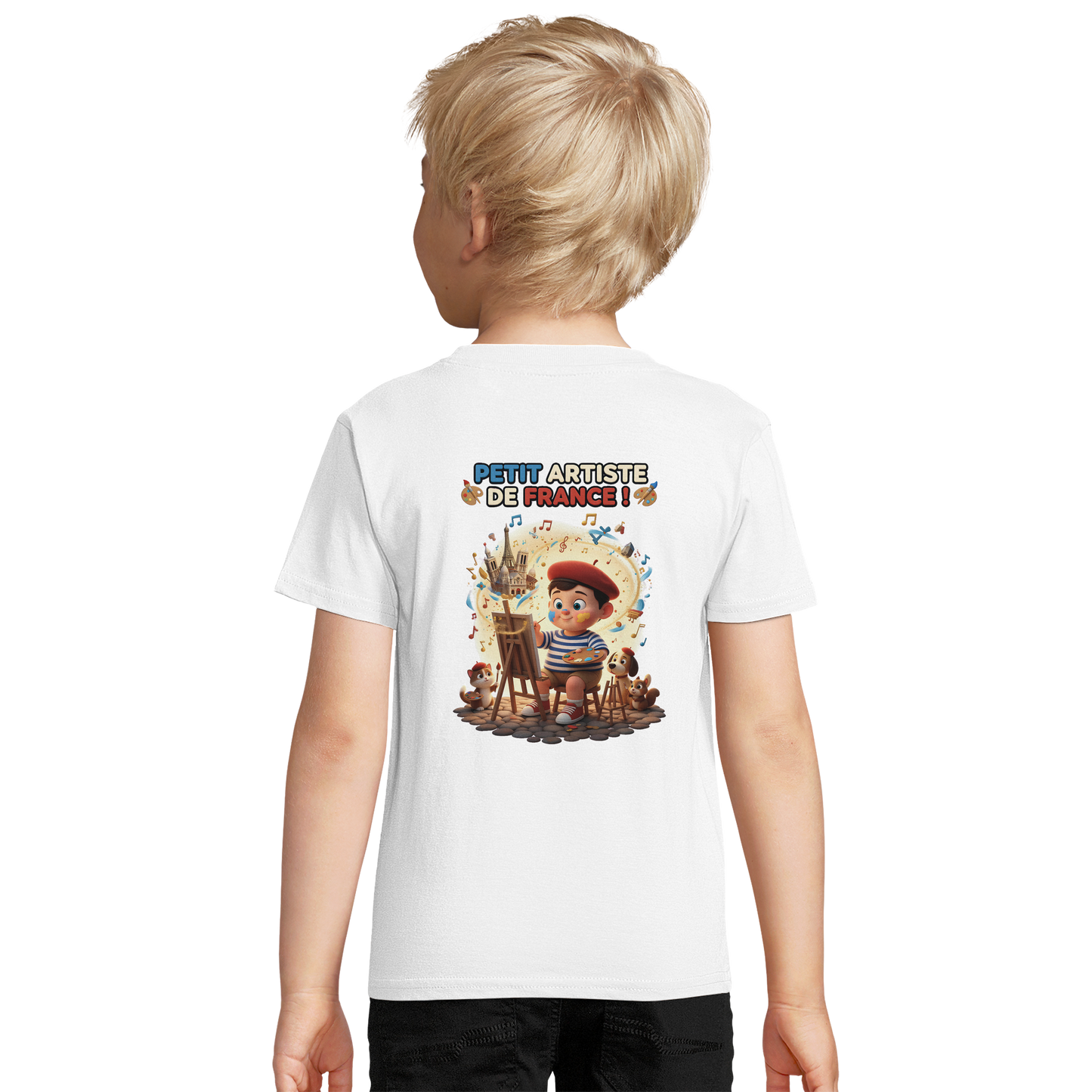 T-Shirt Junge kleiner Künstler aus Frankreich | SOL'S Pioneer Kids 03578