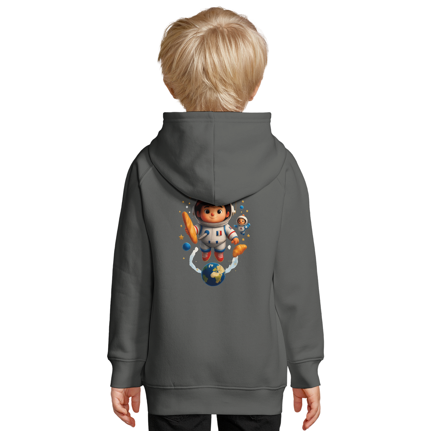 Kapuzenpullover Junge kleiner Franzose in den Sternen bio | SOL'S Stellar Kids 03576