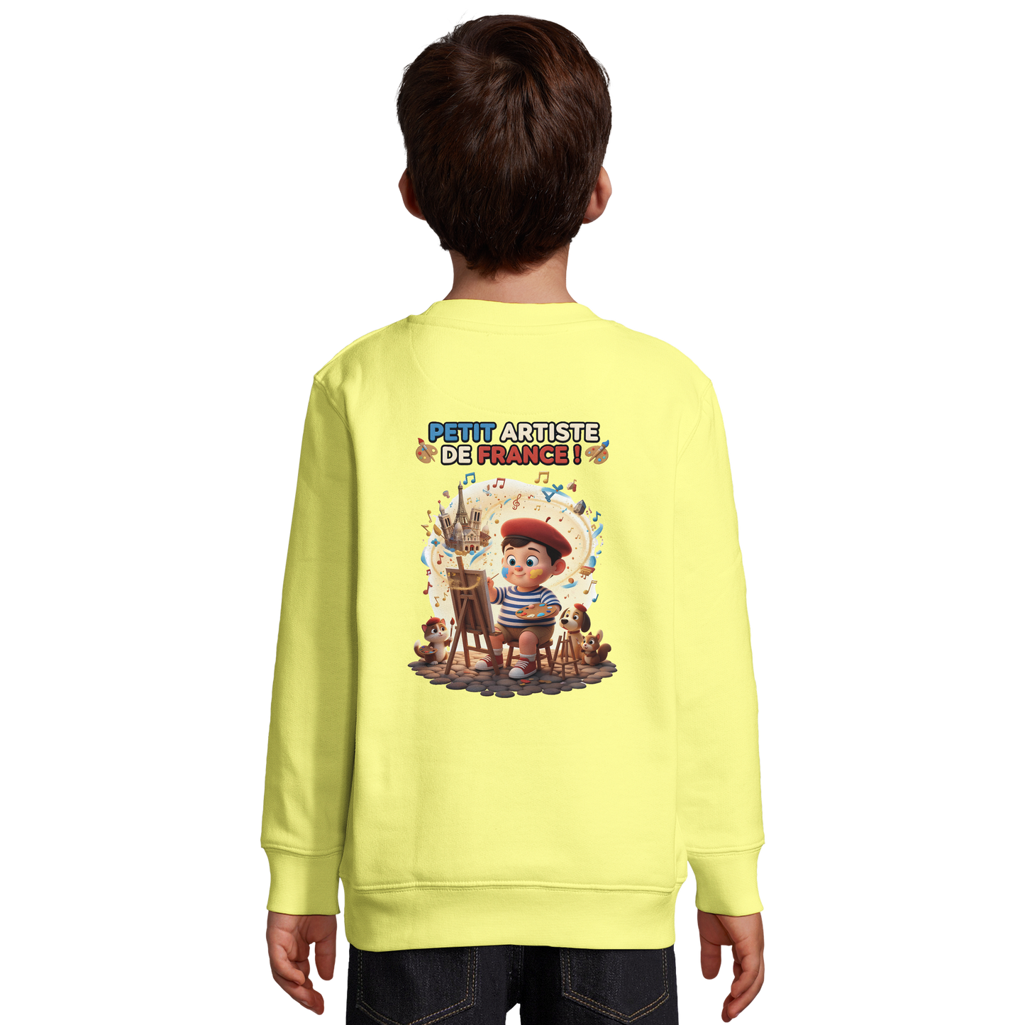 Kids Sweatshirt boy little artist from France | SOL'S Columbia Kids 04239
