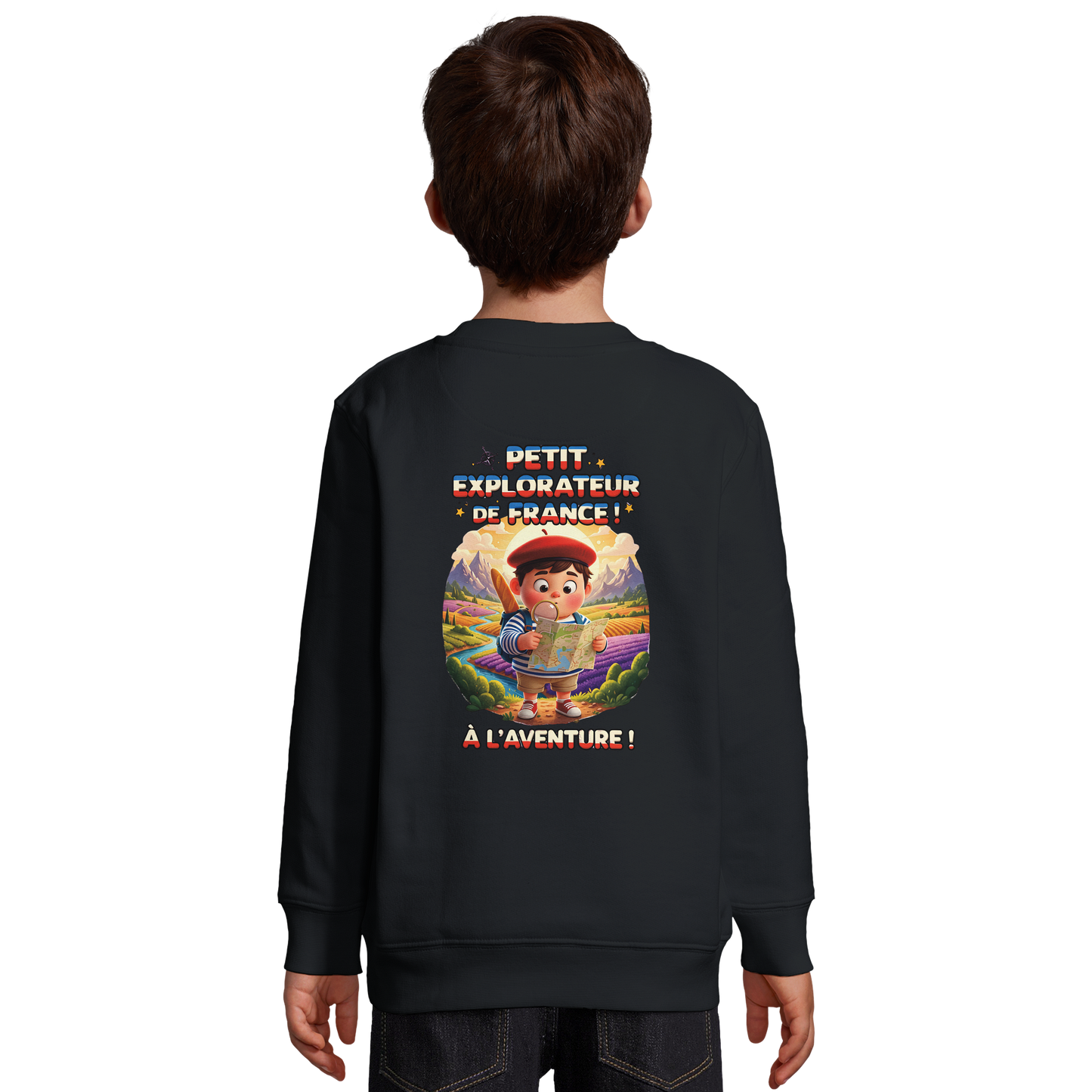 Boy's Little Explorer sweatshirt, French style, recycled blend | SOL'S Columbia Kids 04239