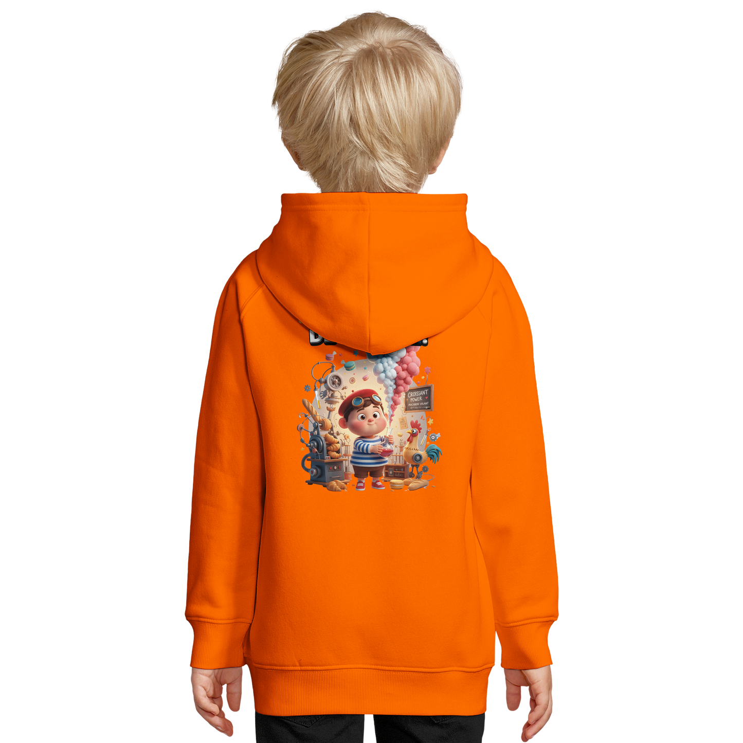 Kapuzenpullover für Jungen „Kleines Genie“ Französisch bio | SOL'S Stellar Kids 03576