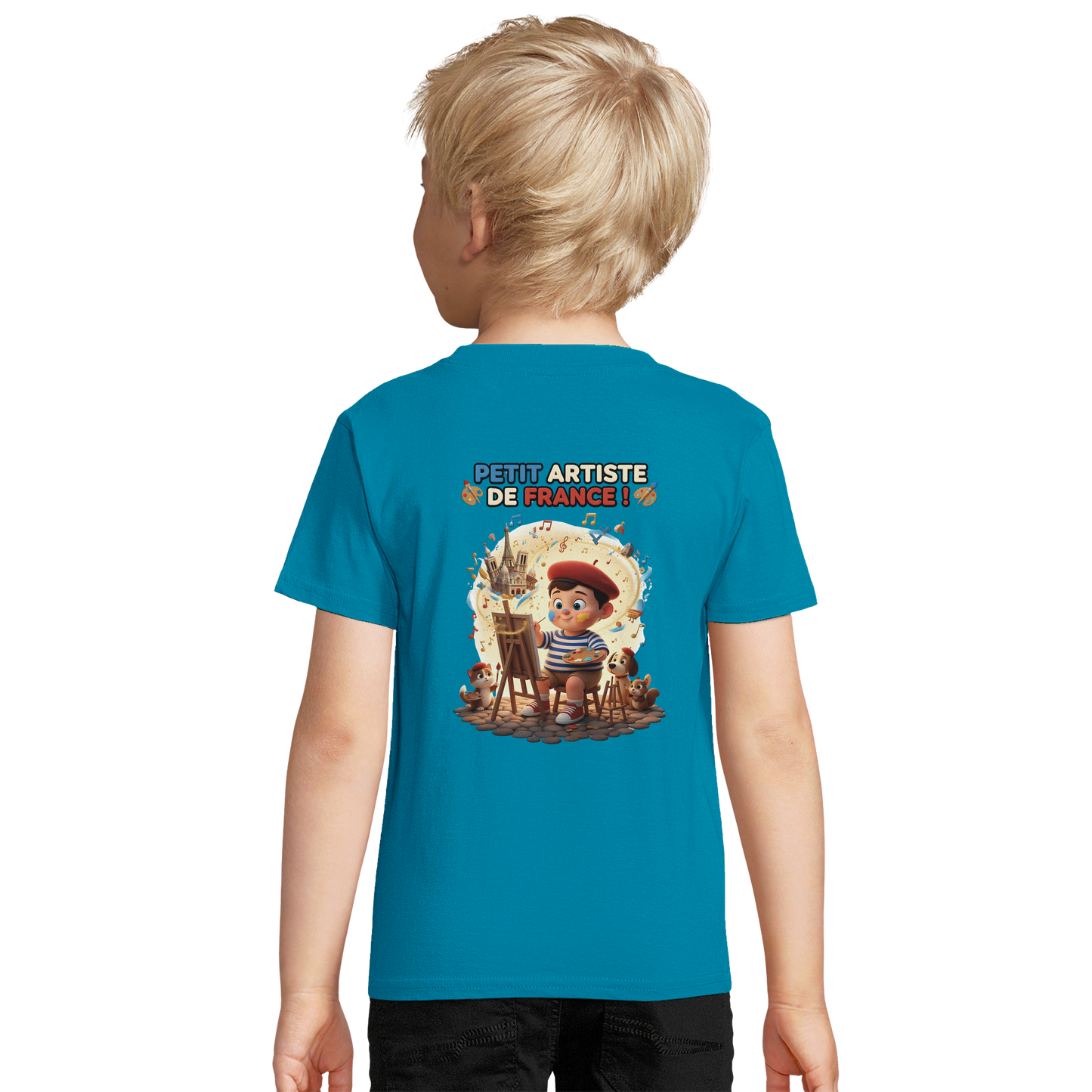 T-Shirt Junge kleiner Künstler aus Frankreich | SOL'S Pioneer Kids 03578