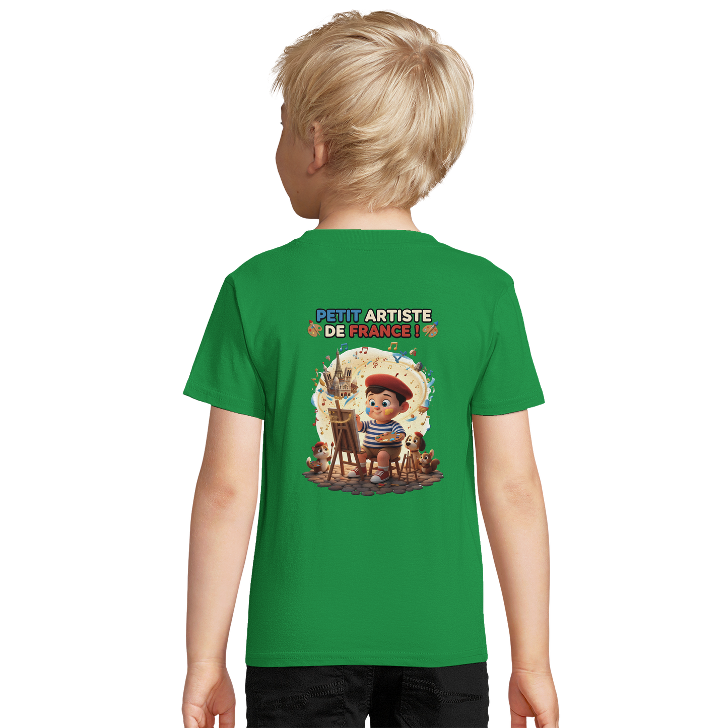 T-Shirt Junge kleiner Künstler aus Frankreich | SOL'S Pioneer Kids 03578
