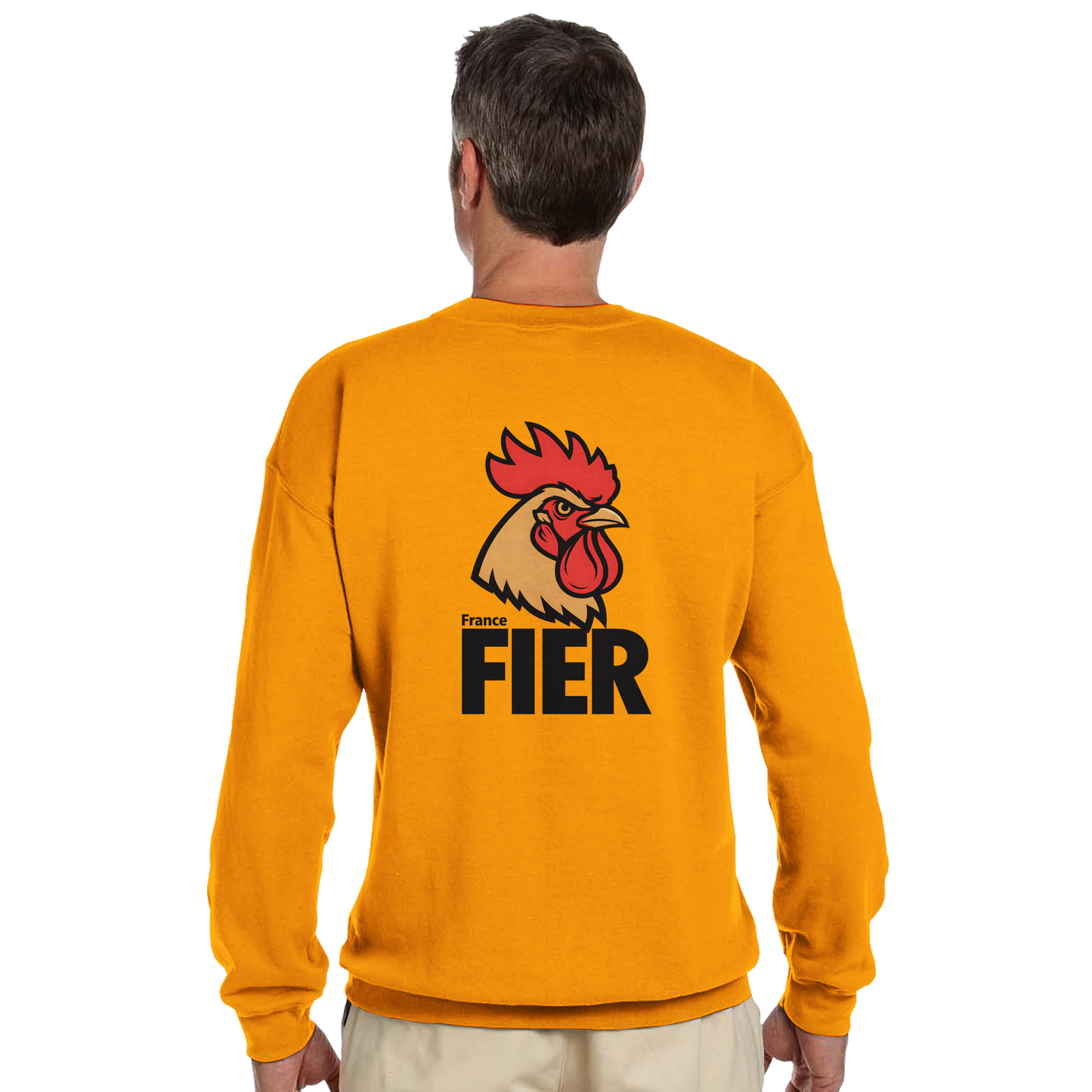 Men's France Proud Classic Crewneck Sweatshirt | Gildan® 18000