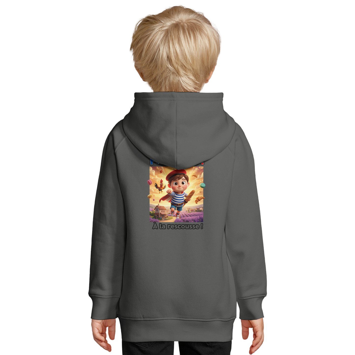 Kapuzenpullover Jungen Bio Super Français | SOL'S Stellar Kids 03576