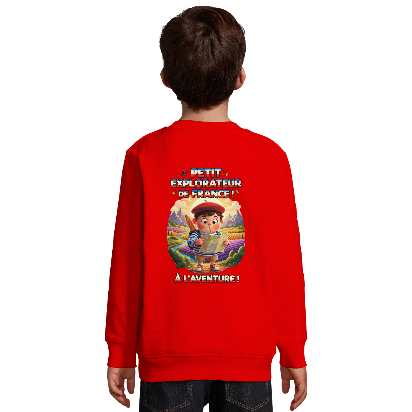 Boy's Little Explorer sweatshirt, French style, recycled blend | SOL'S Columbia Kids 04239