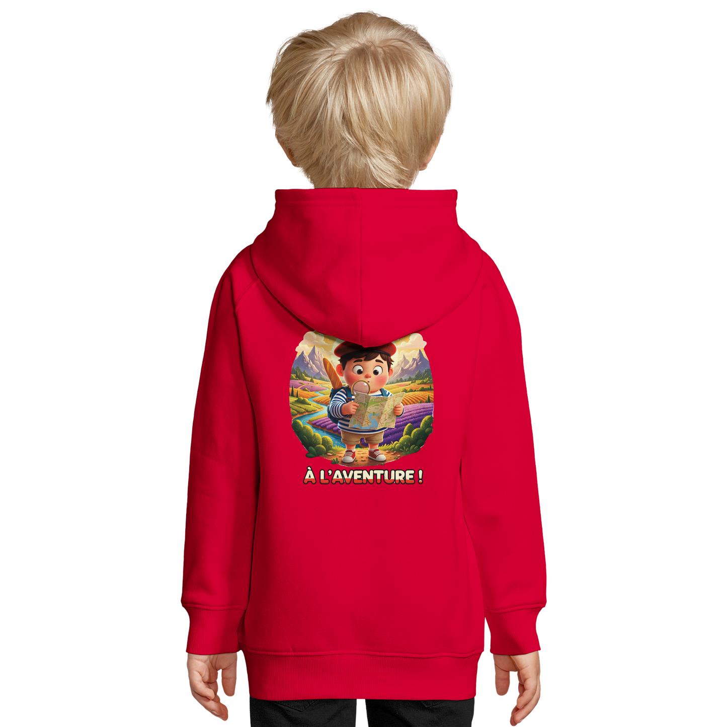 Kapuzenpulli kleiner Entdecker für Jungen, French Style, Bio-Kinderkleidung | SOL'S Stellar Kids 03576