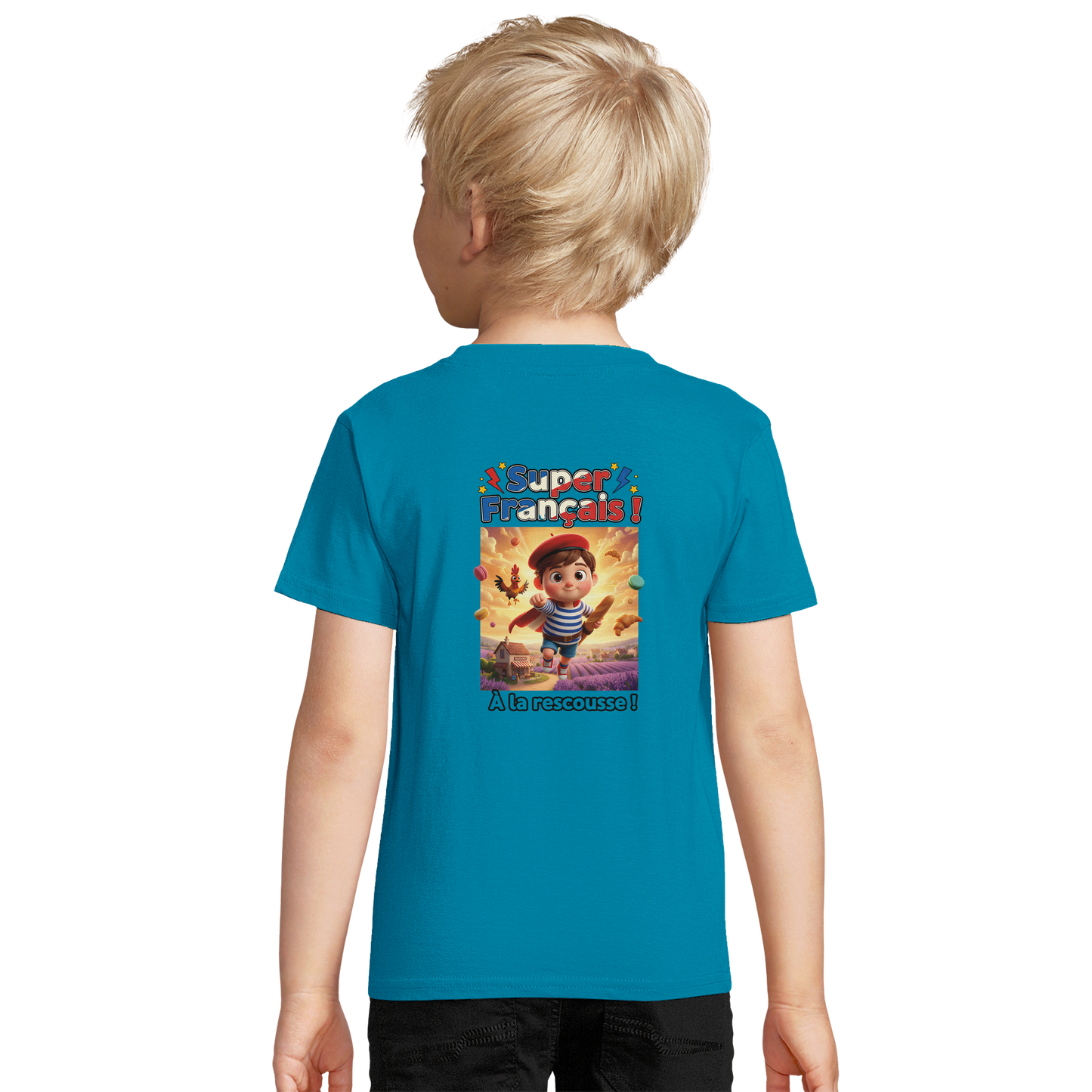 SOL'S Pioneer Kids 03578 Organic cotton T-shirt for boys, French style, fitted