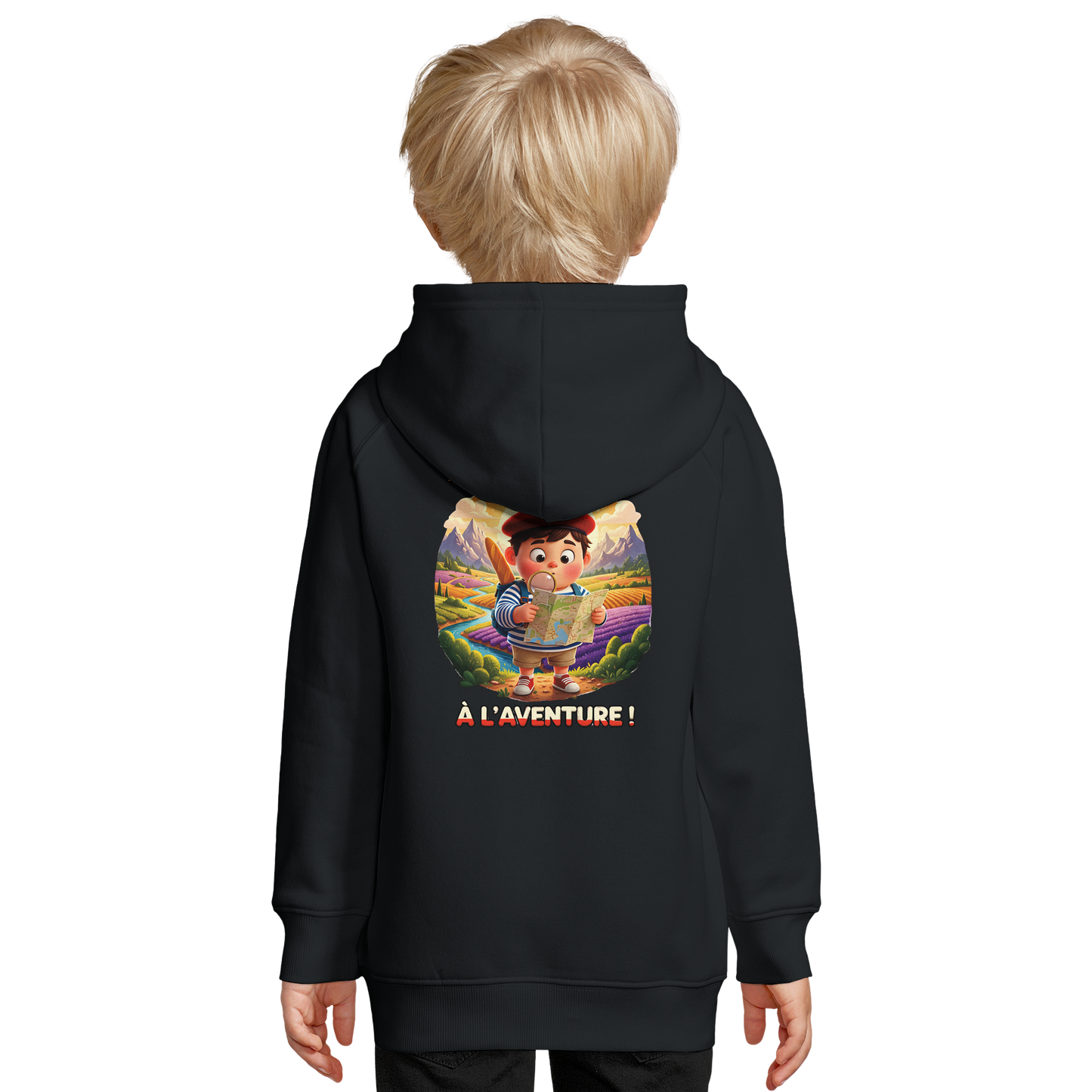 Kapuzenpulli kleiner Entdecker für Jungen, French Style, Bio-Kinderkleidung | SOL'S Stellar Kids 03576