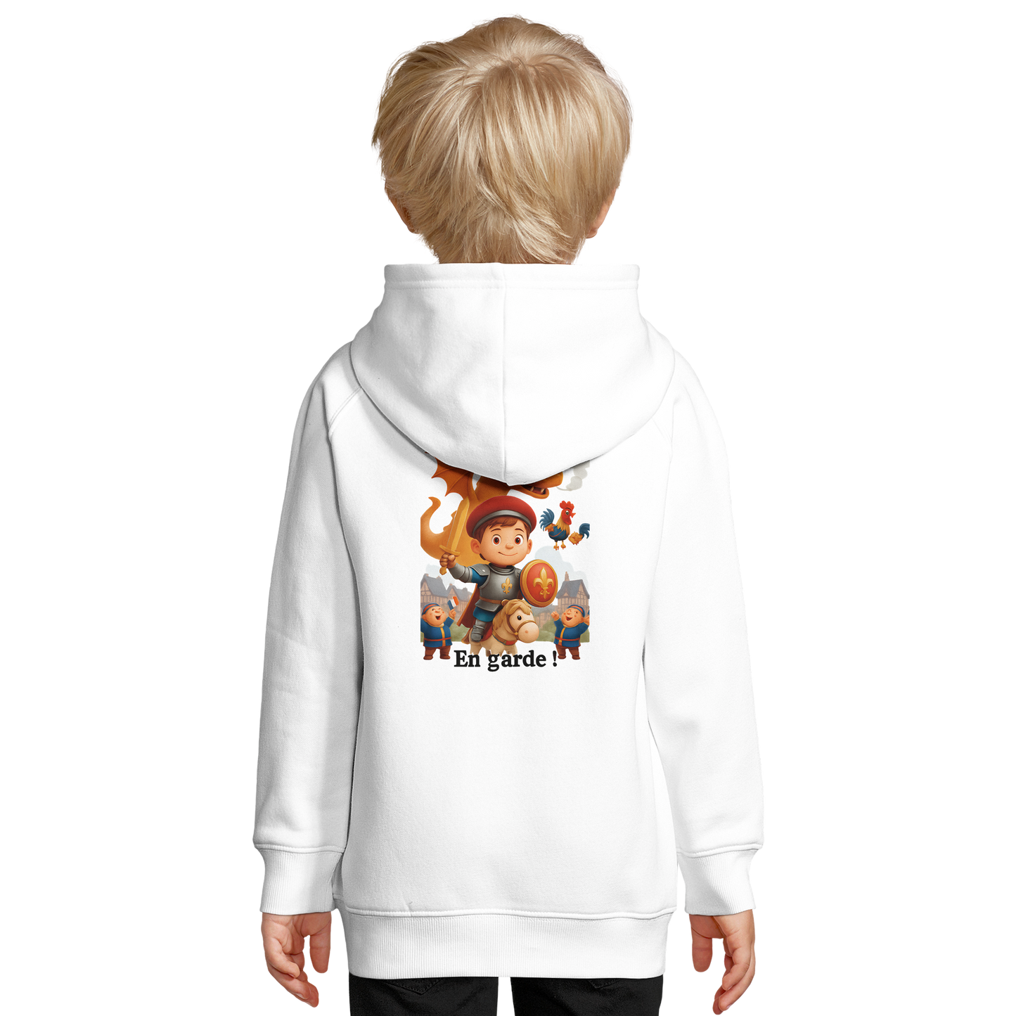 Kapuzenpullover für Jungen „Kleiner Ritter Frankreichs“ Bio | SOL'S Stellar Kids 03576