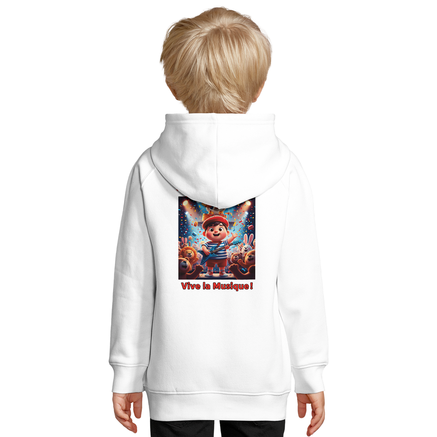 Hoodie für Jungen "rock'n français" bio | SOL'S Stellar Kids 03576