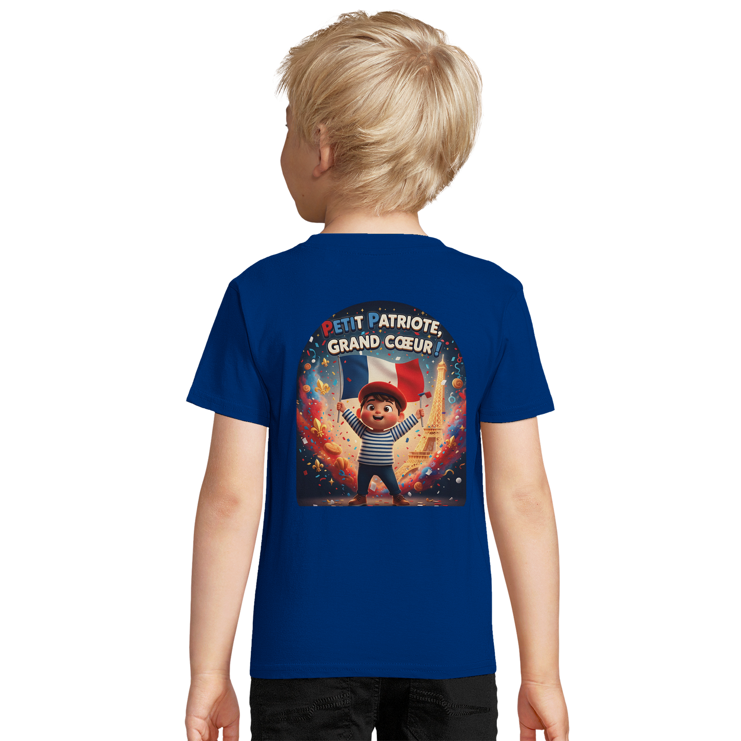 T-shirt Enfant Petit Patriote - Coton Bio Confortable