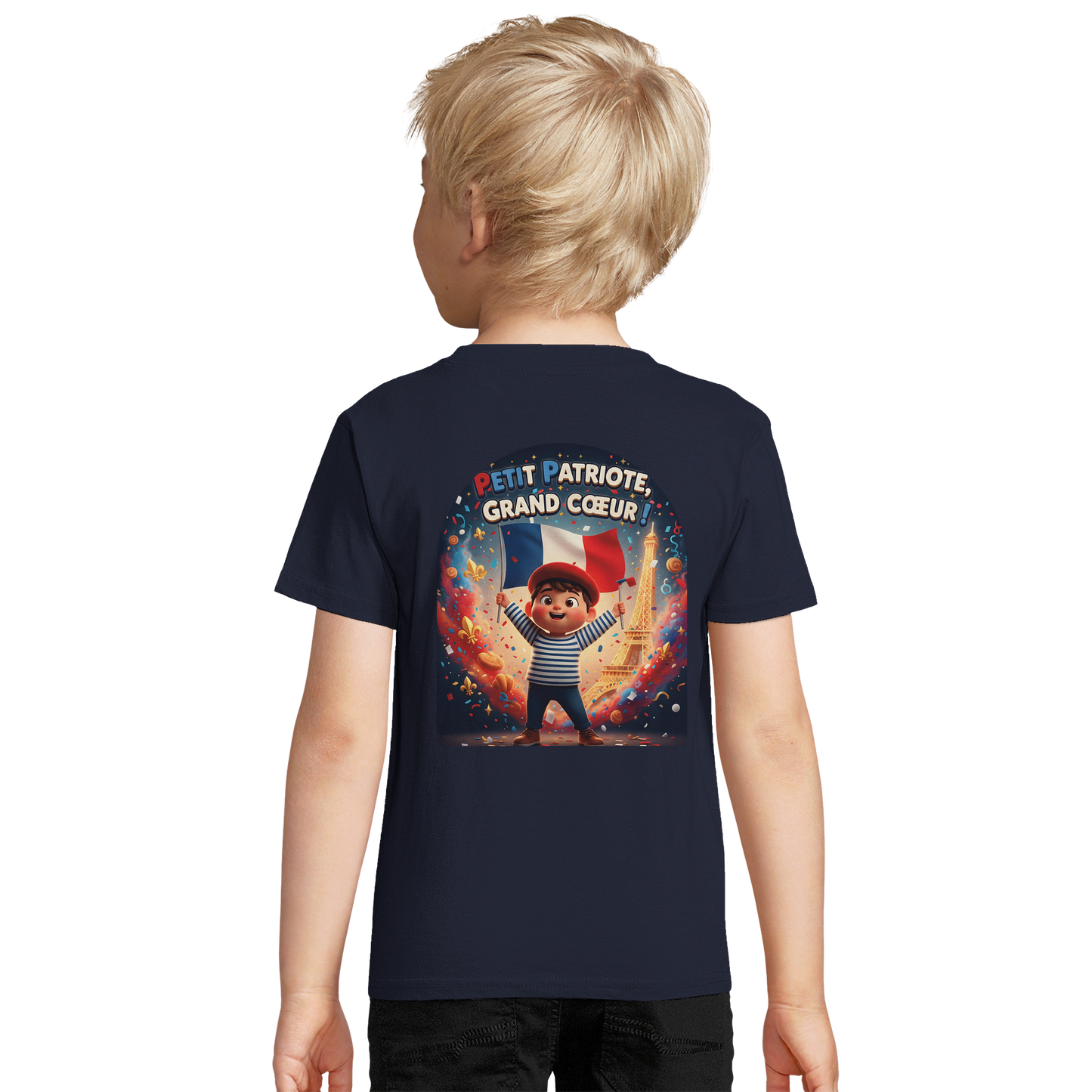T-shirt Enfant Petit Patriote - Coton Bio Confortable