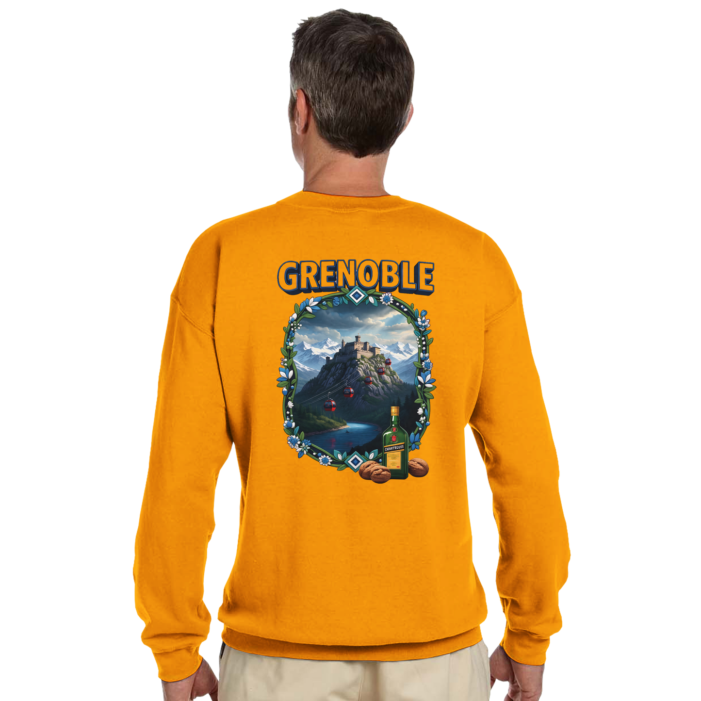 Grenoble city of France classic unisex crewneck sweatshirt | Gildan® 18000