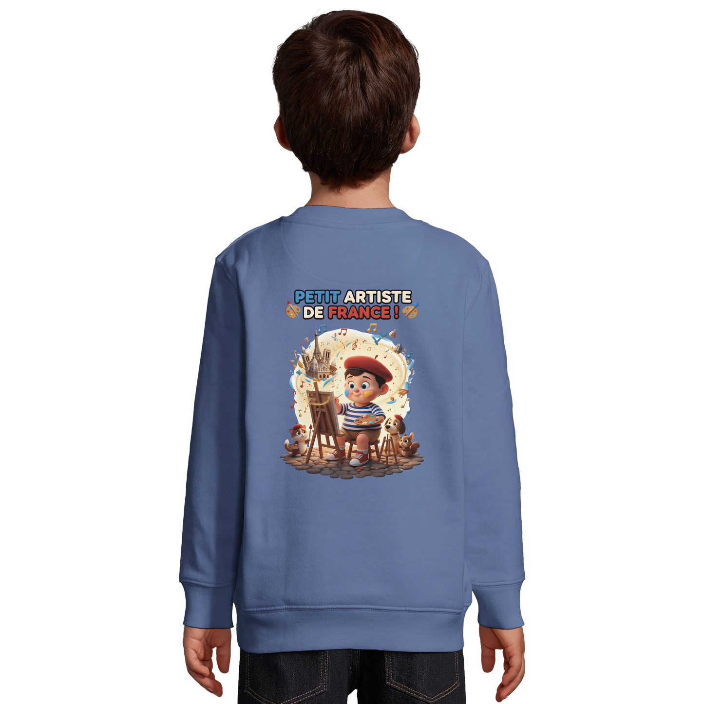 Kids Sweatshirt boy little artist from France | SOL'S Columbia Kids 04239