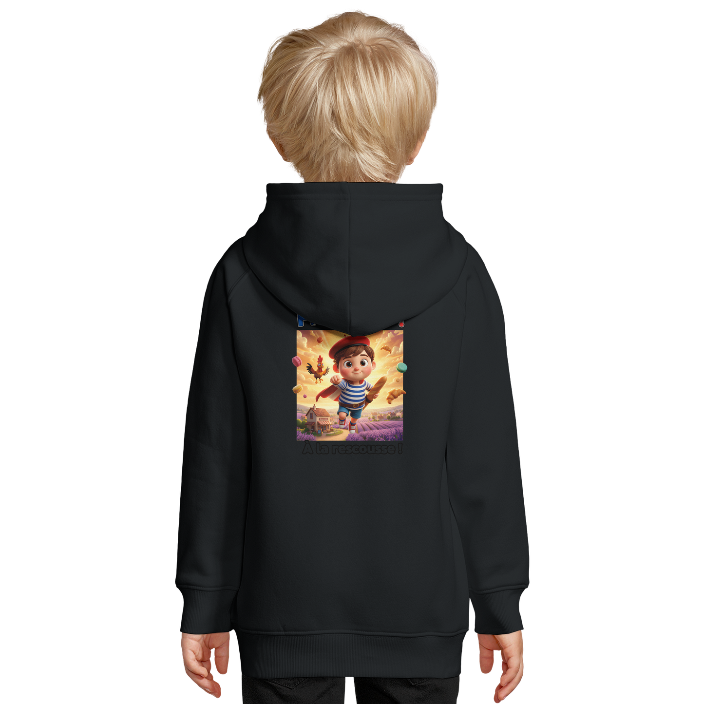 Kapuzenpullover Jungen Bio Super Français | SOL'S Stellar Kids 03576