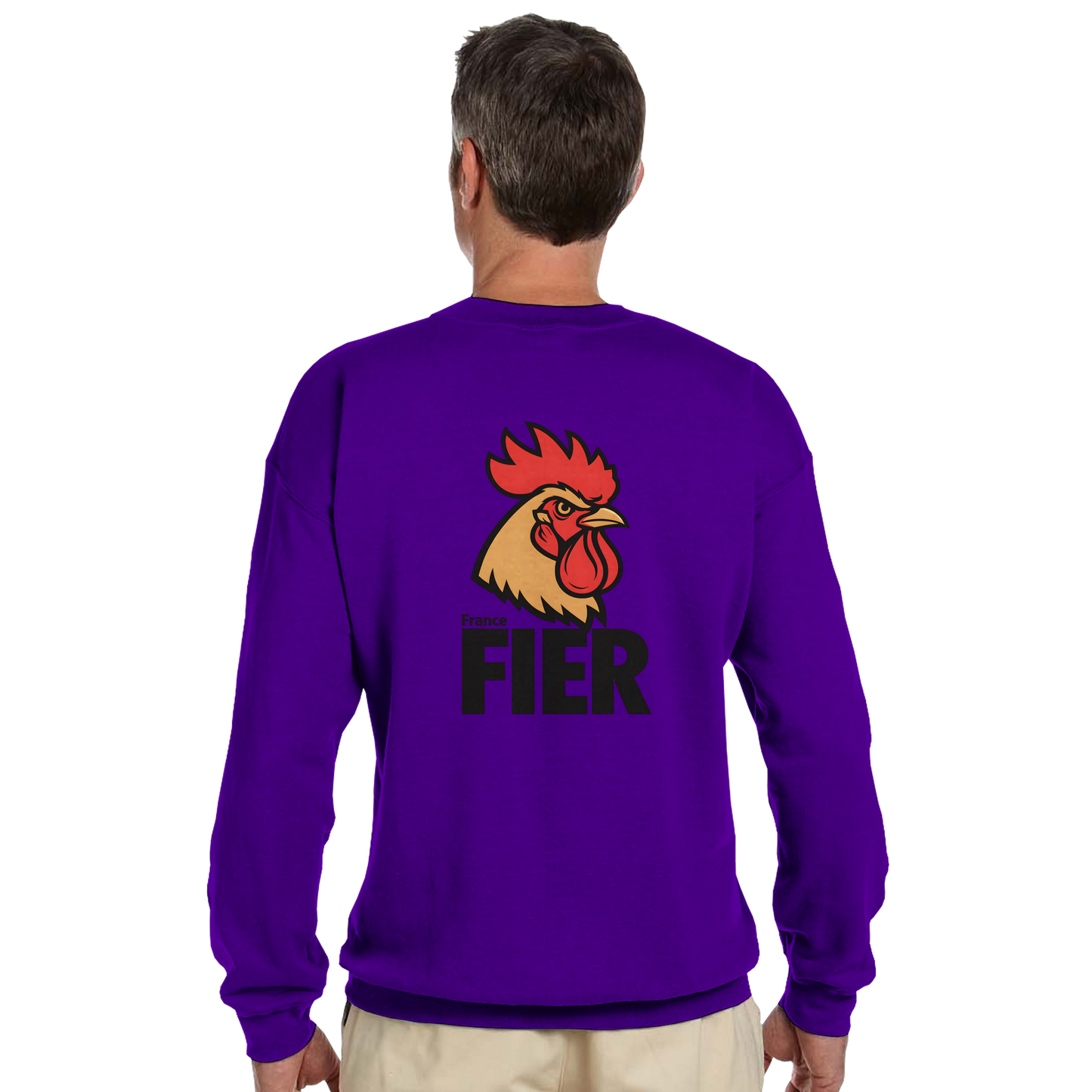 Men's France Proud Classic Crewneck Sweatshirt | Gildan® 18000