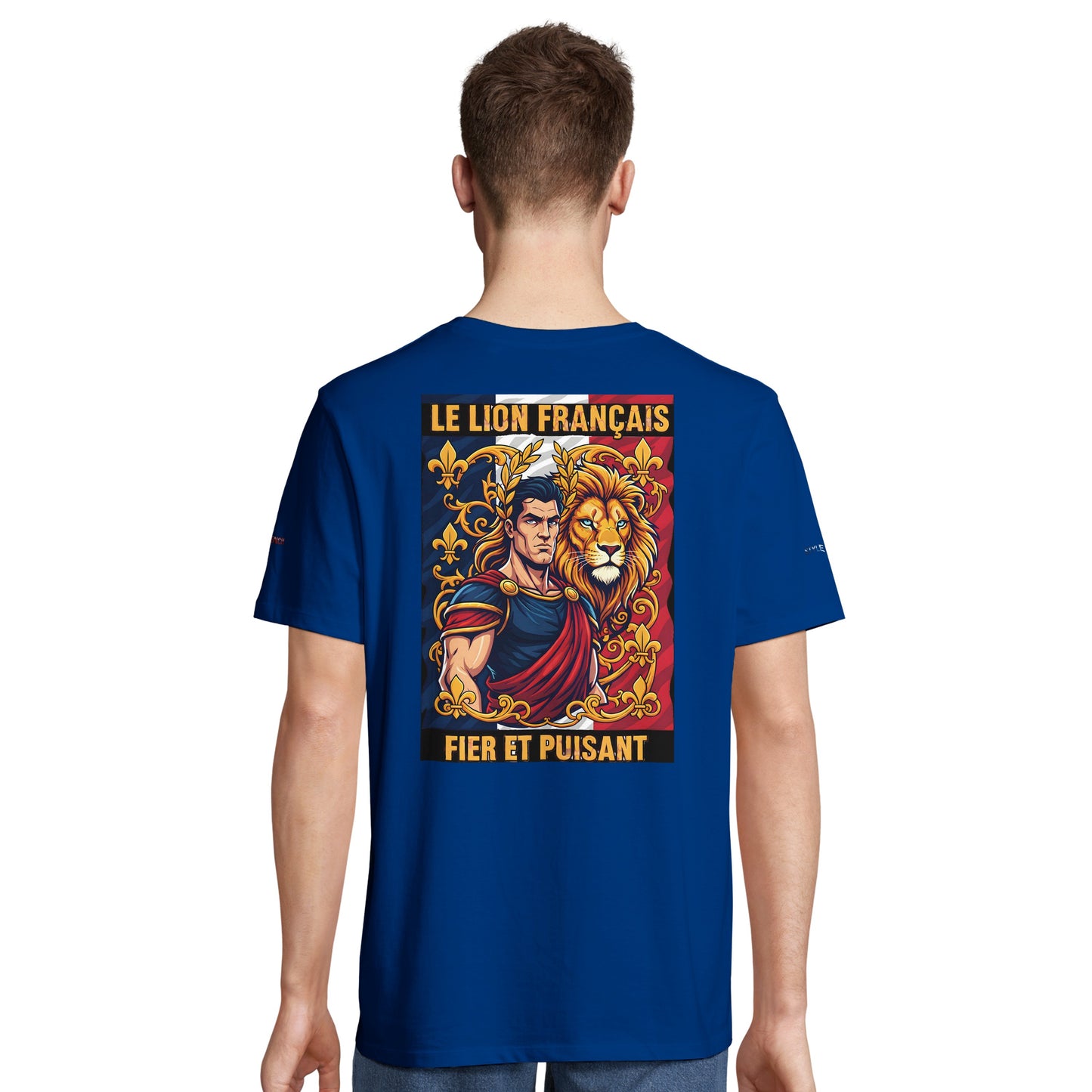 Men's T-shirt strong lion French style organic in conversion cotton | SOL'S Legend 03981