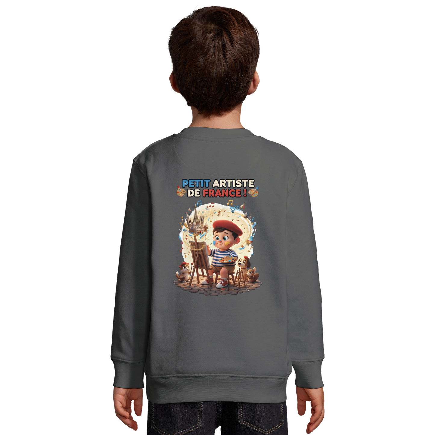 Kids Sweatshirt boy little artist from France | SOL'S Columbia Kids 04239