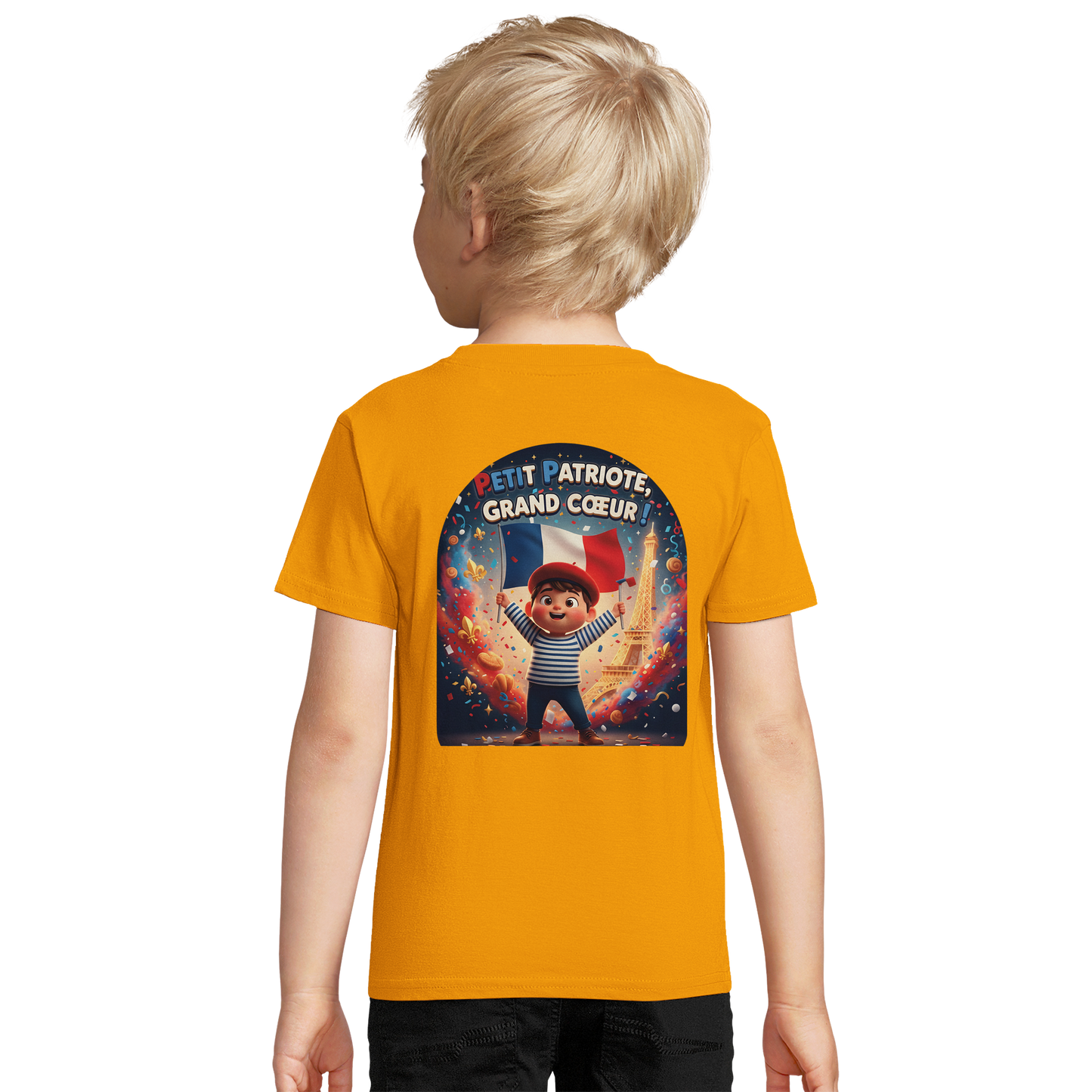 T-shirt Enfant Petit Patriote - Coton Bio Confortable