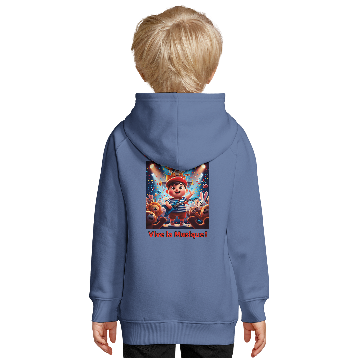 Hoodie für Jungen "rock'n français" bio | SOL'S Stellar Kids 03576