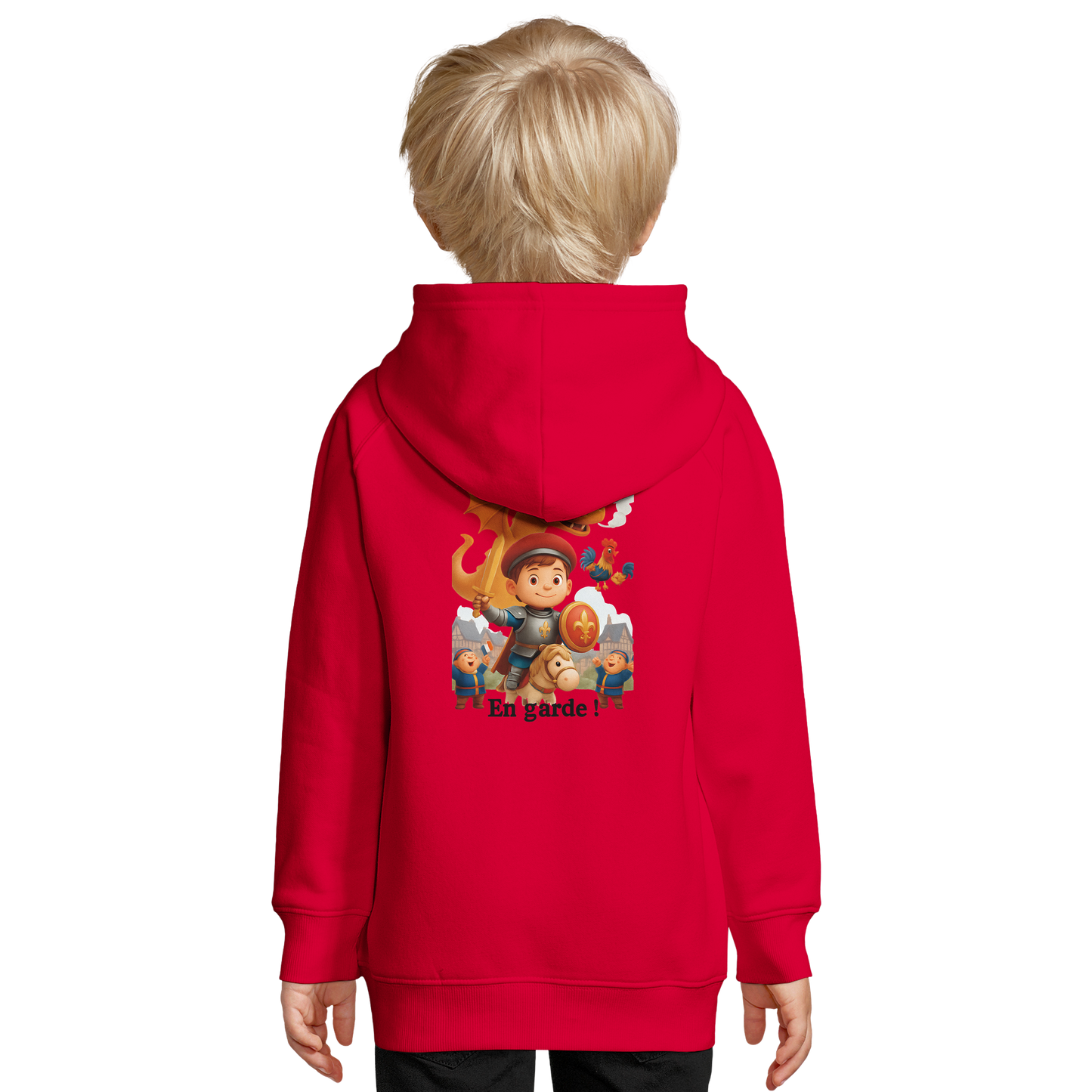 Kapuzenpullover für Jungen „Kleiner Ritter Frankreichs“ Bio | SOL'S Stellar Kids 03576