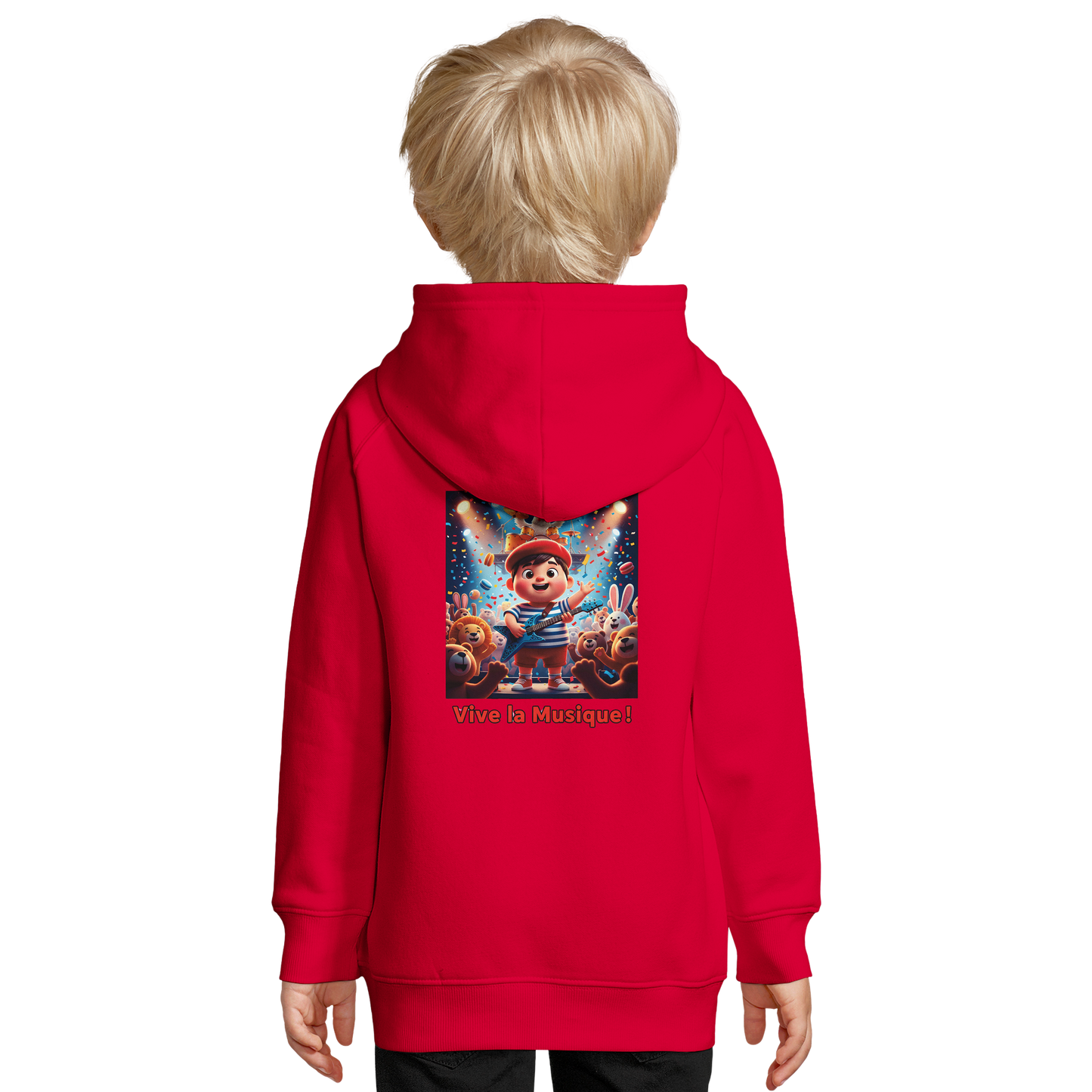 Hoodie für Jungen "rock'n français" bio | SOL'S Stellar Kids 03576