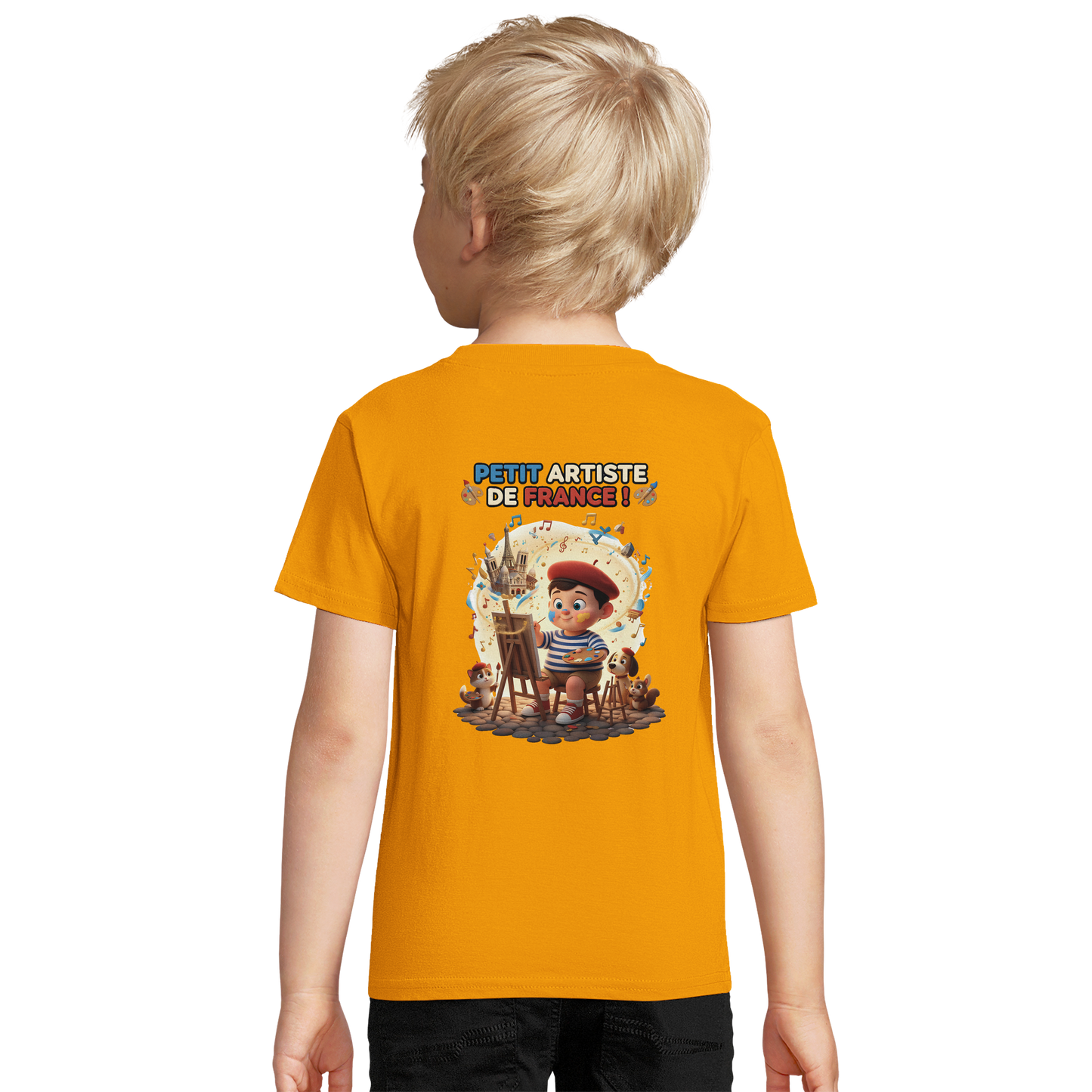 T-Shirt Junge kleiner Künstler aus Frankreich | SOL'S Pioneer Kids 03578